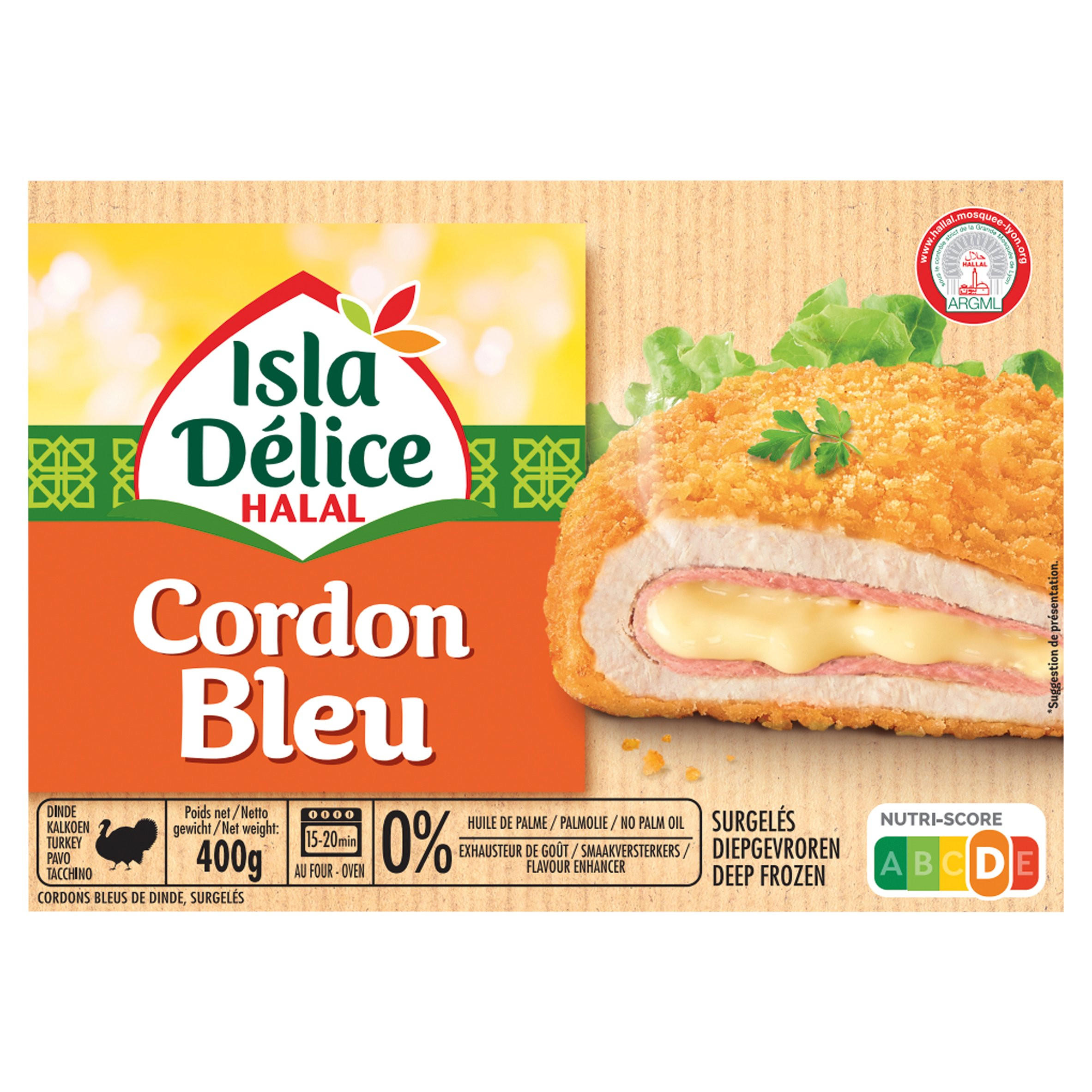 Isla Délice Halal Cordon Bleu 400g