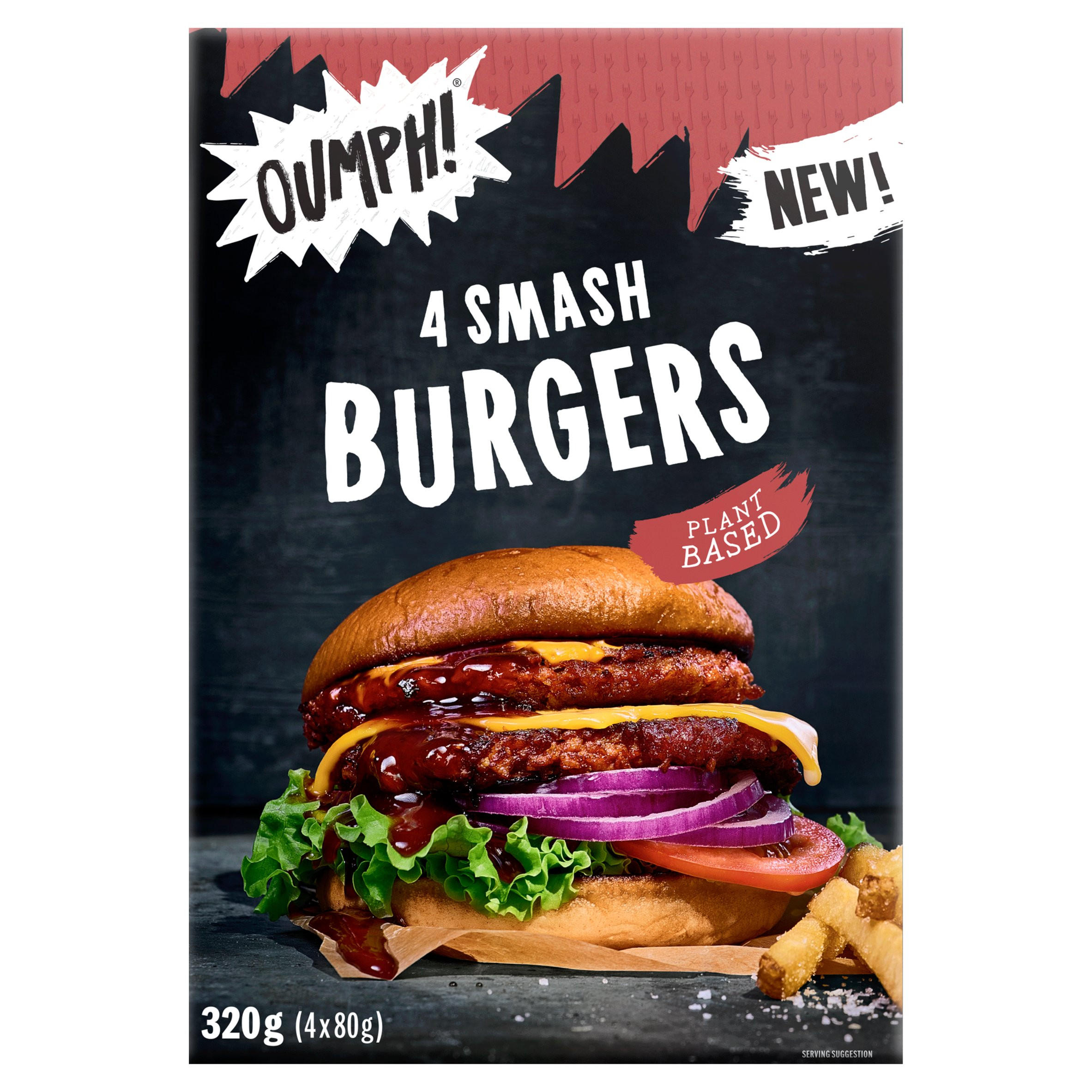 Oumph! Smash Burgers 4 x 80g (320g)