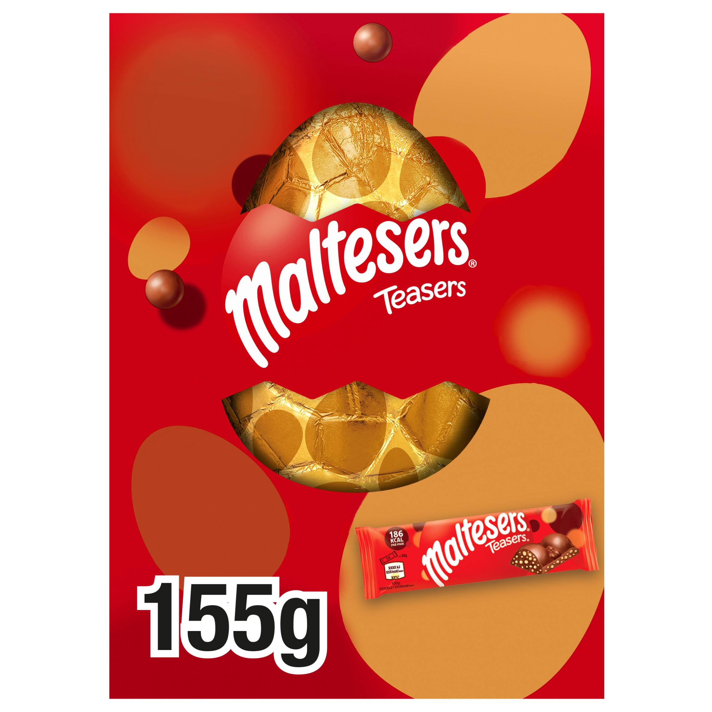 Maltesers Teasers Milk Chocolate Large Easter Egg 155g