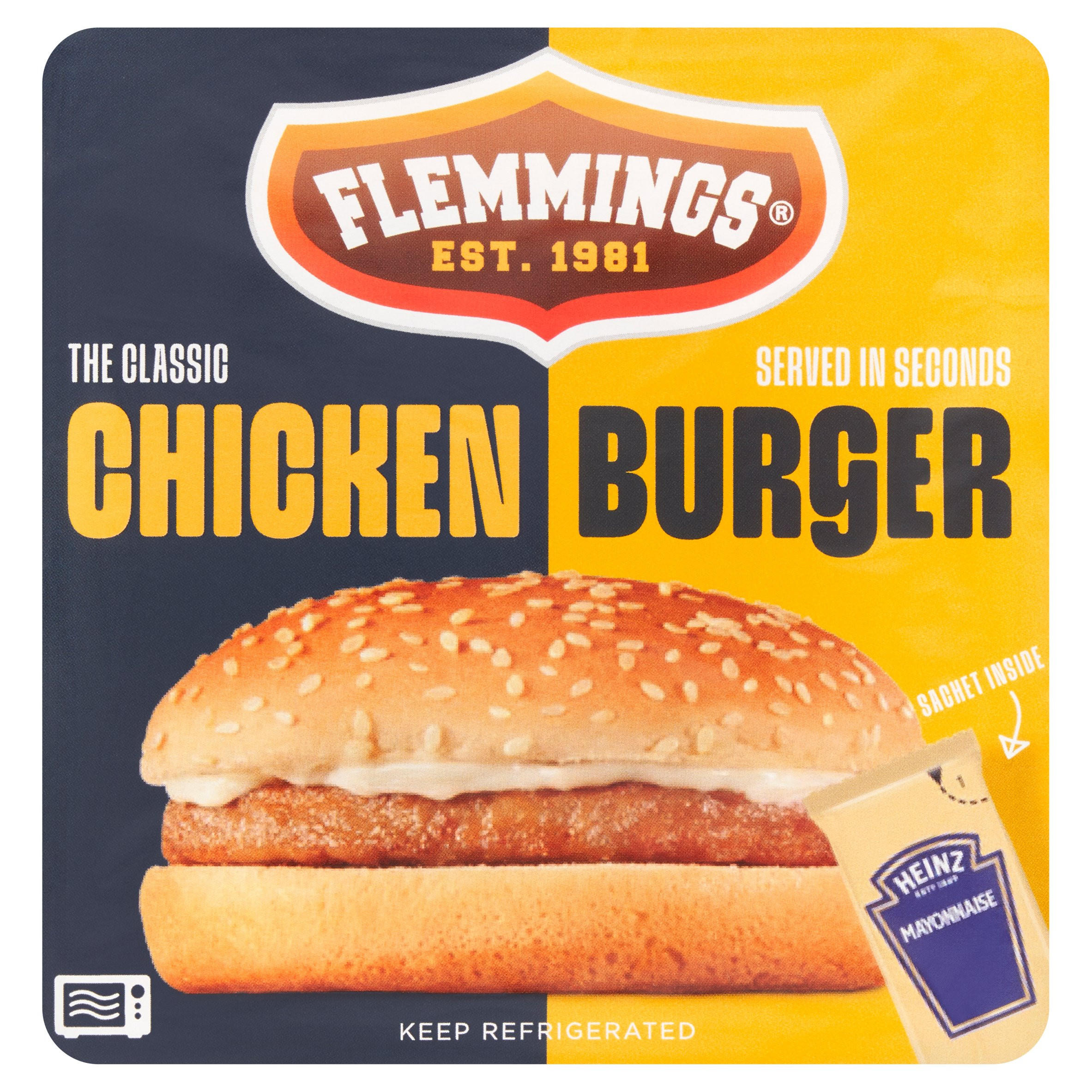 Flemmings The Classic Chicken Burger 119.5g
