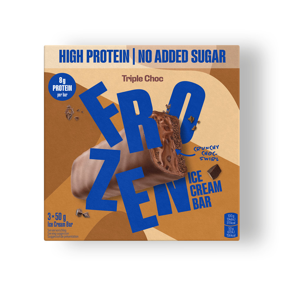Frozen Power Protein Triple Chocolate Ice Cream Bars 150g (3 x 50g)