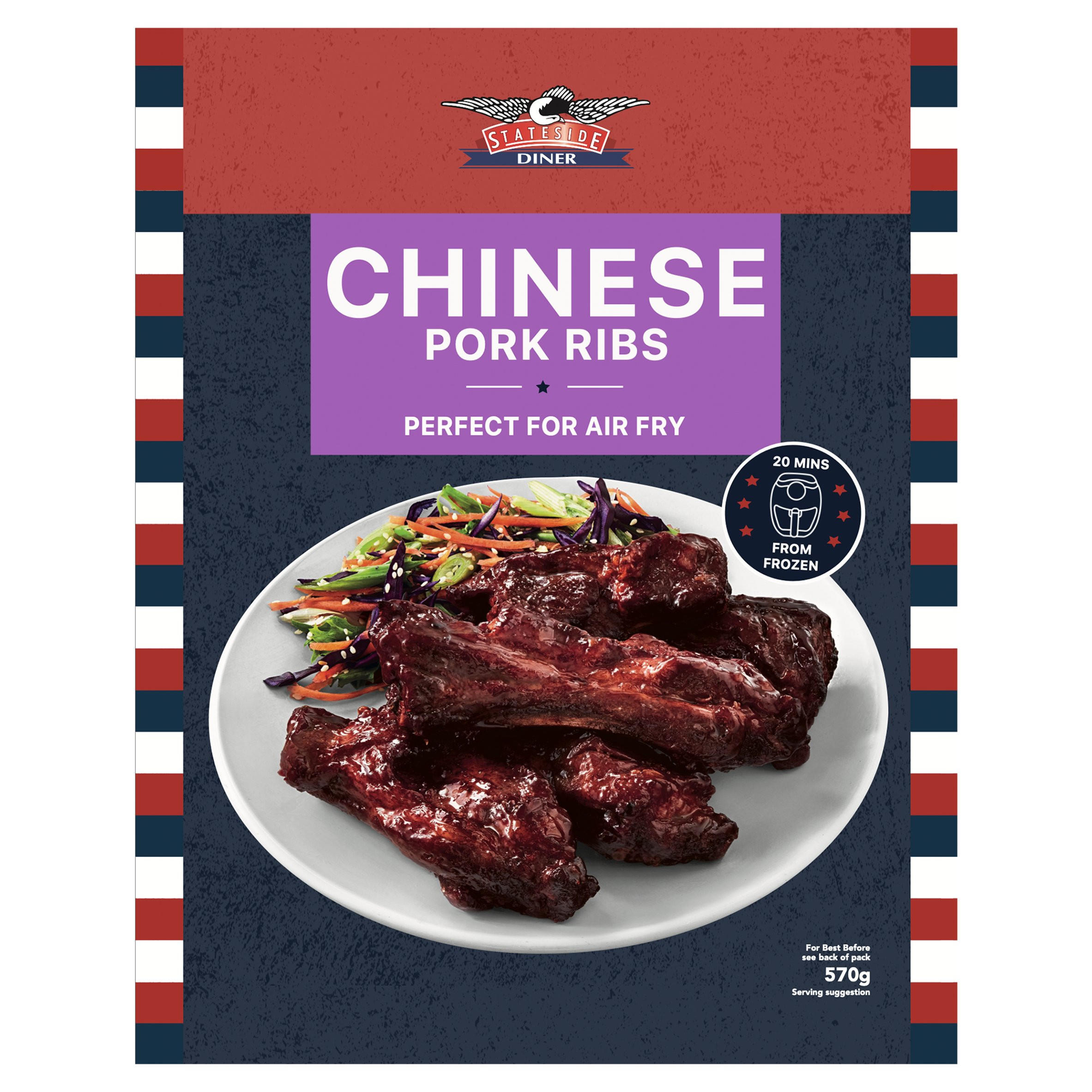 Stateside Diner Chinese Pork Ribs 570g