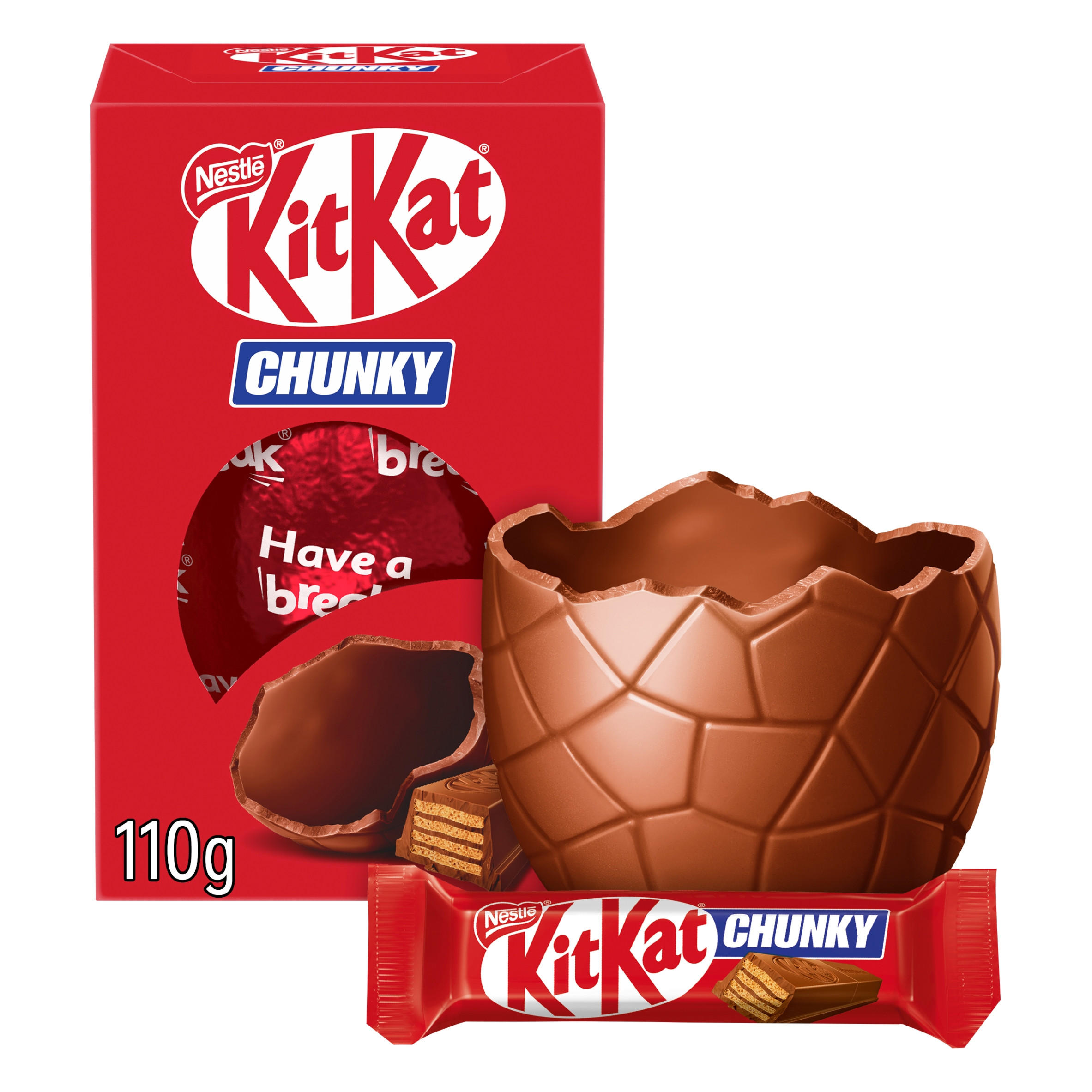 KitKat Chunky Milk Chocolate Small Easter Egg 110g