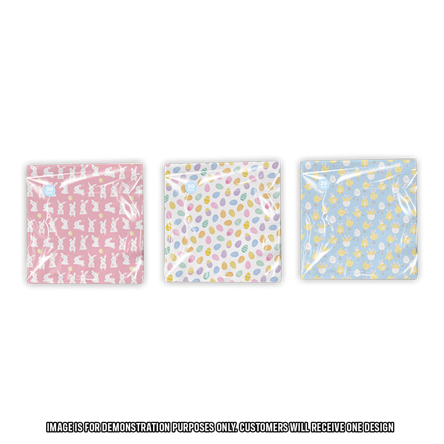 Easter Printed Paper Napkins 20pk