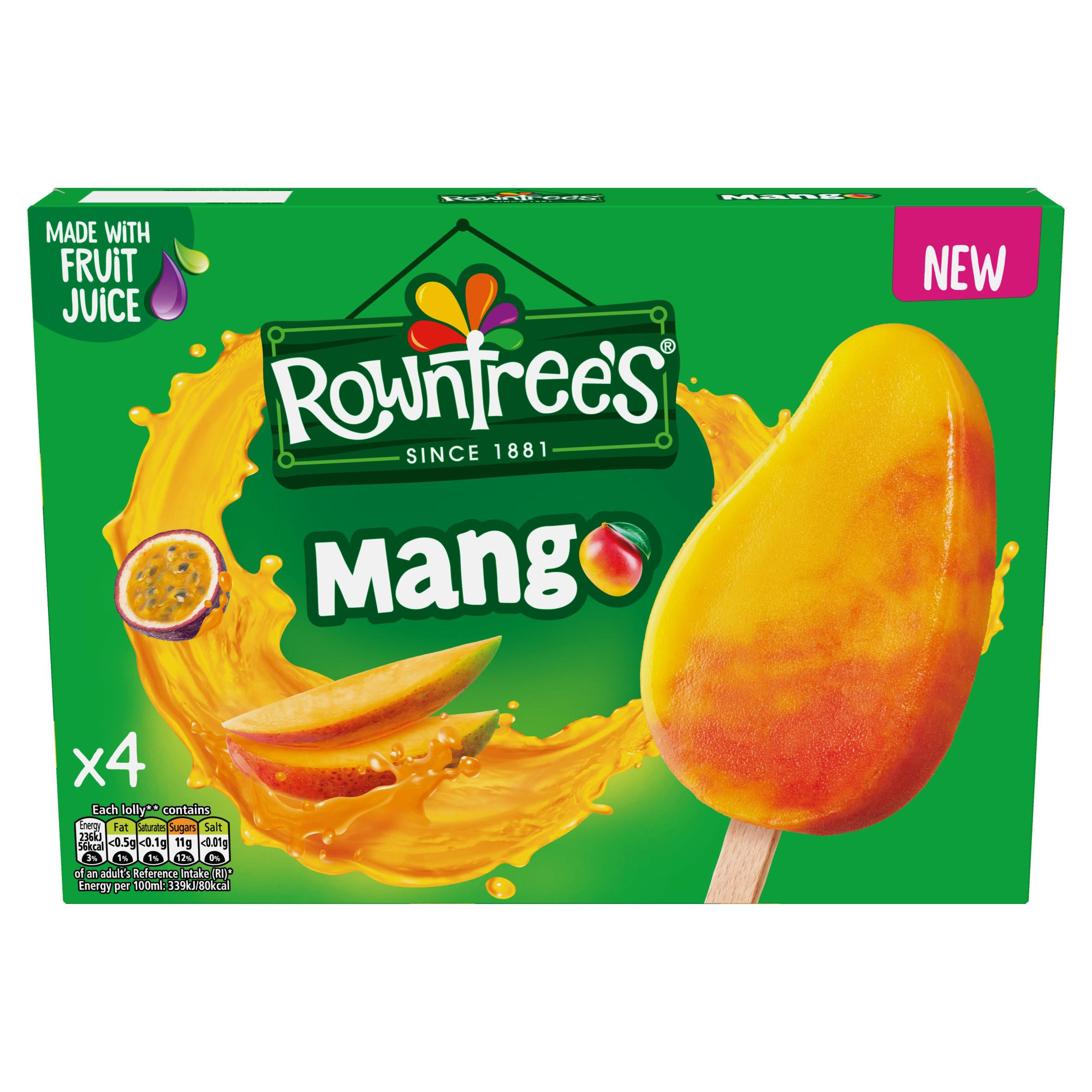Rowntree's Mango 4 x 70ml (280ml)