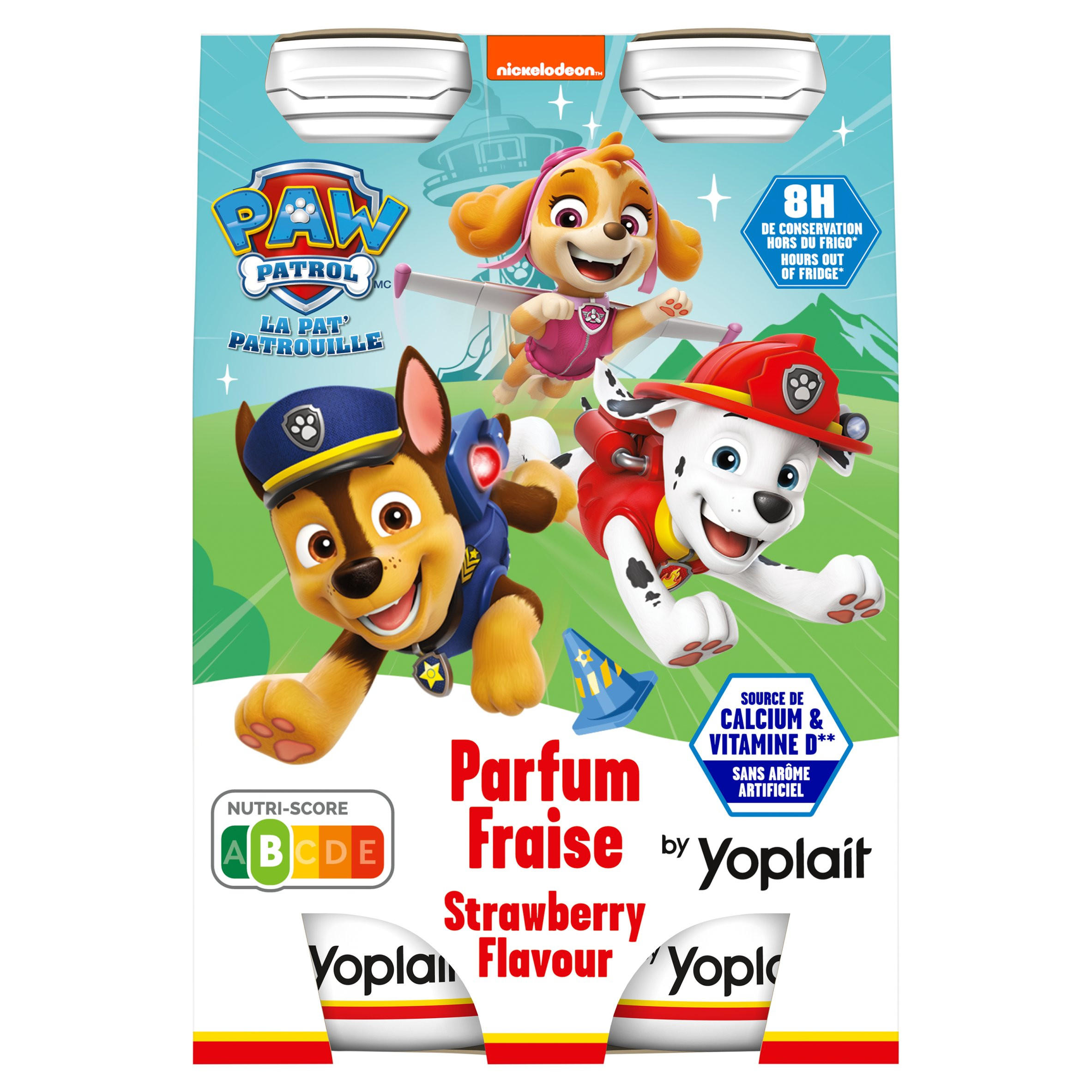 Paw Patrol Strawberry Yoghurt Drink 4 x 180g