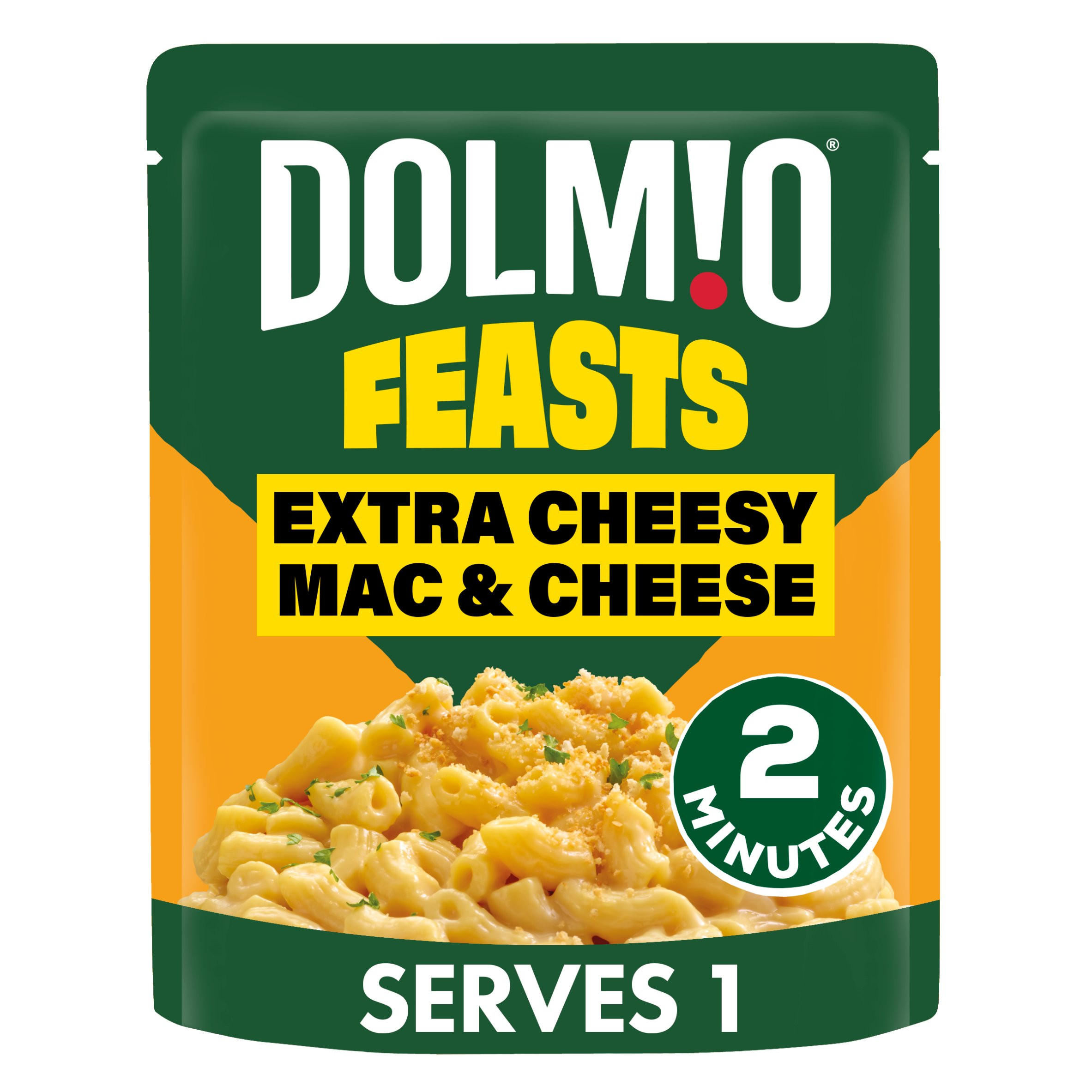 Dolmio Feasts Cheesy Mac & Cheese Pasta Ready Meal 250g