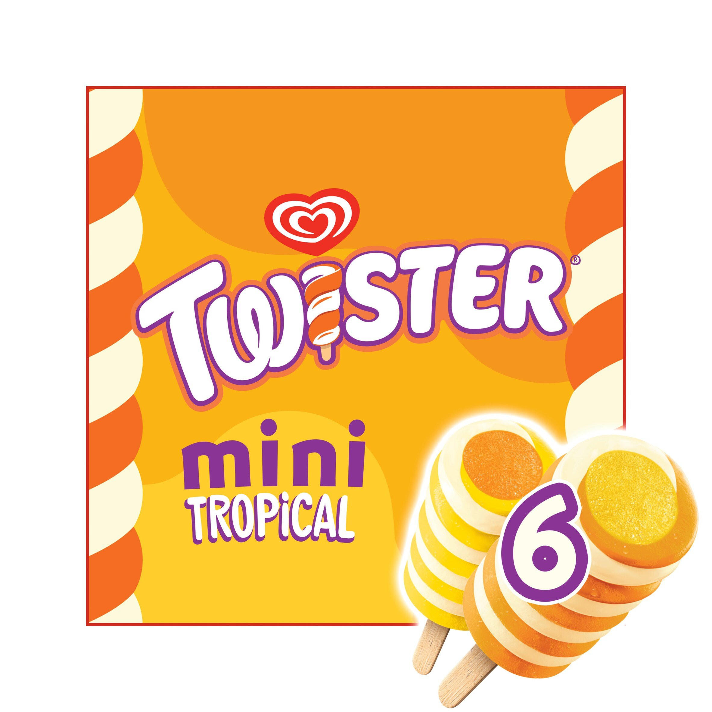 Twister Mini Tropical Ice Cream Lollies 6MP