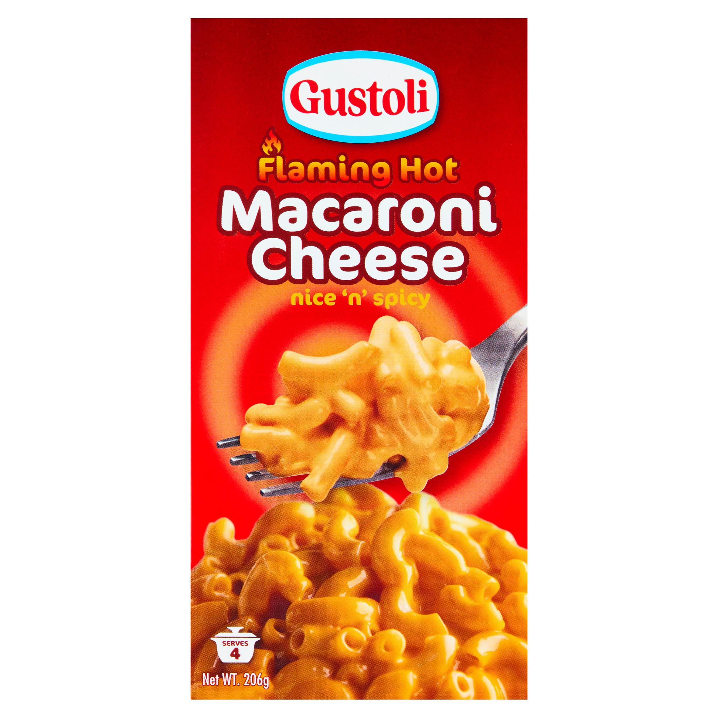 Gustoli Flaming Hot Macaroni Cheese 206g