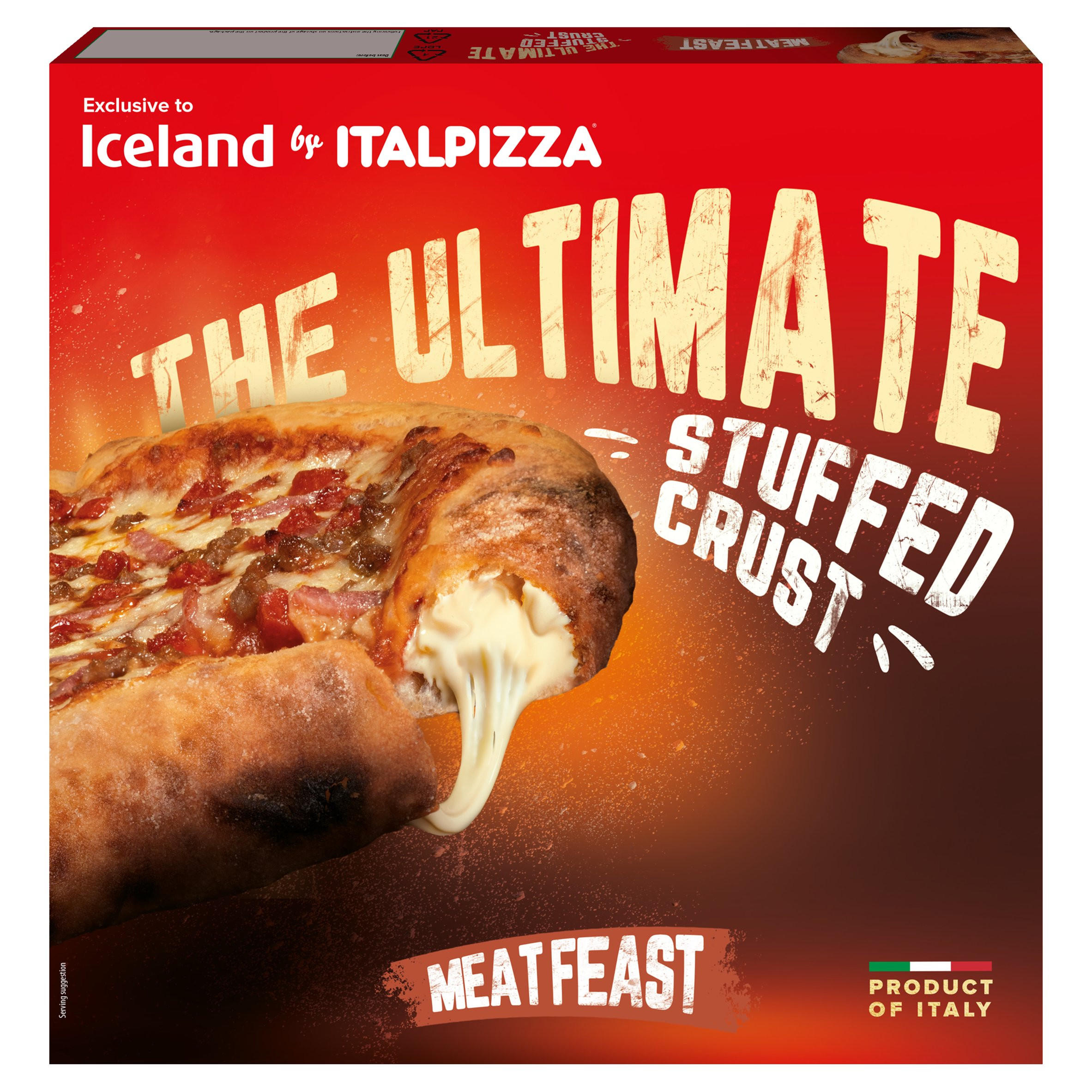 Italpizza The Ultimate Stuffed Crust Meat Feast 470g