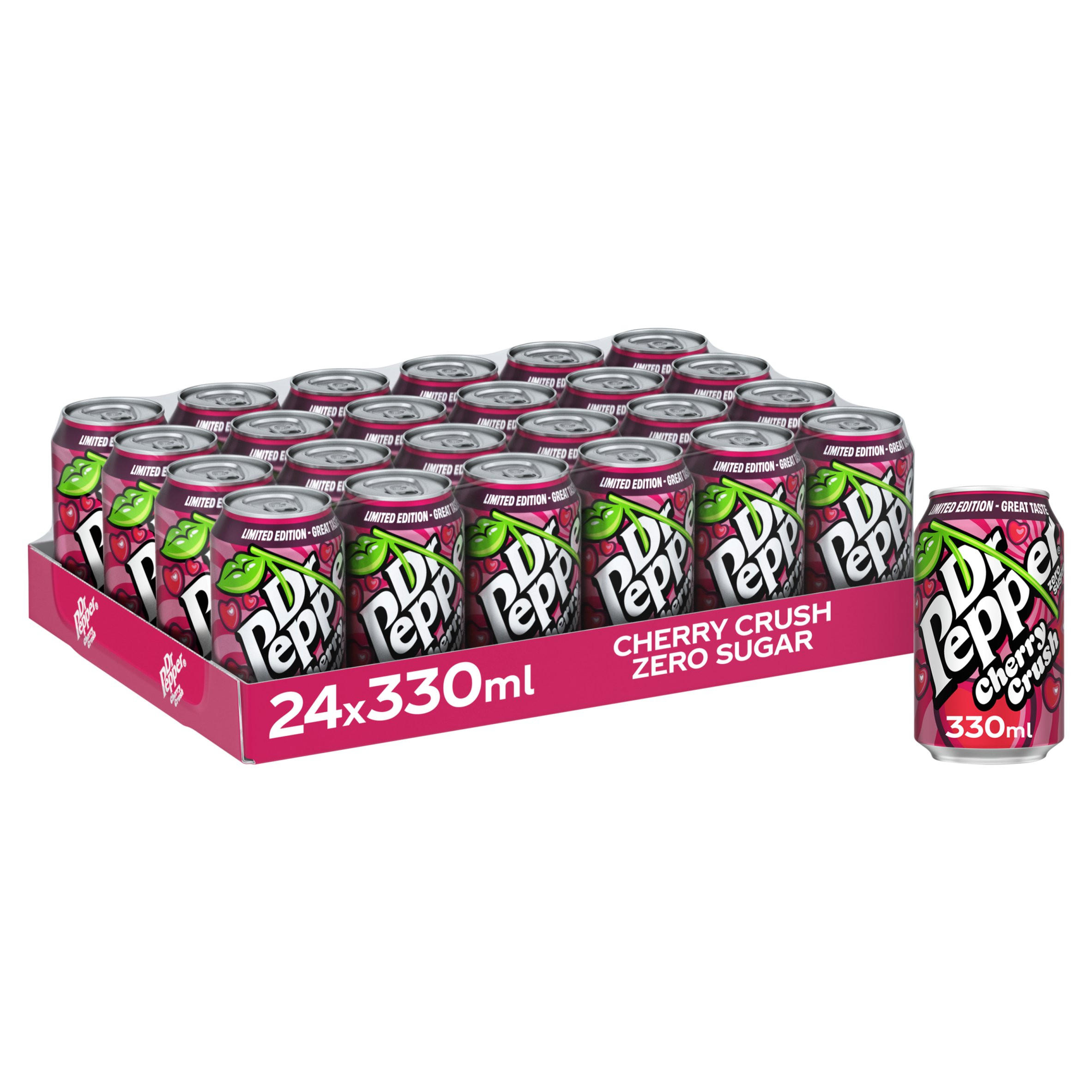 Dr Pepper Zero Cherry Crush 24 x 330ml