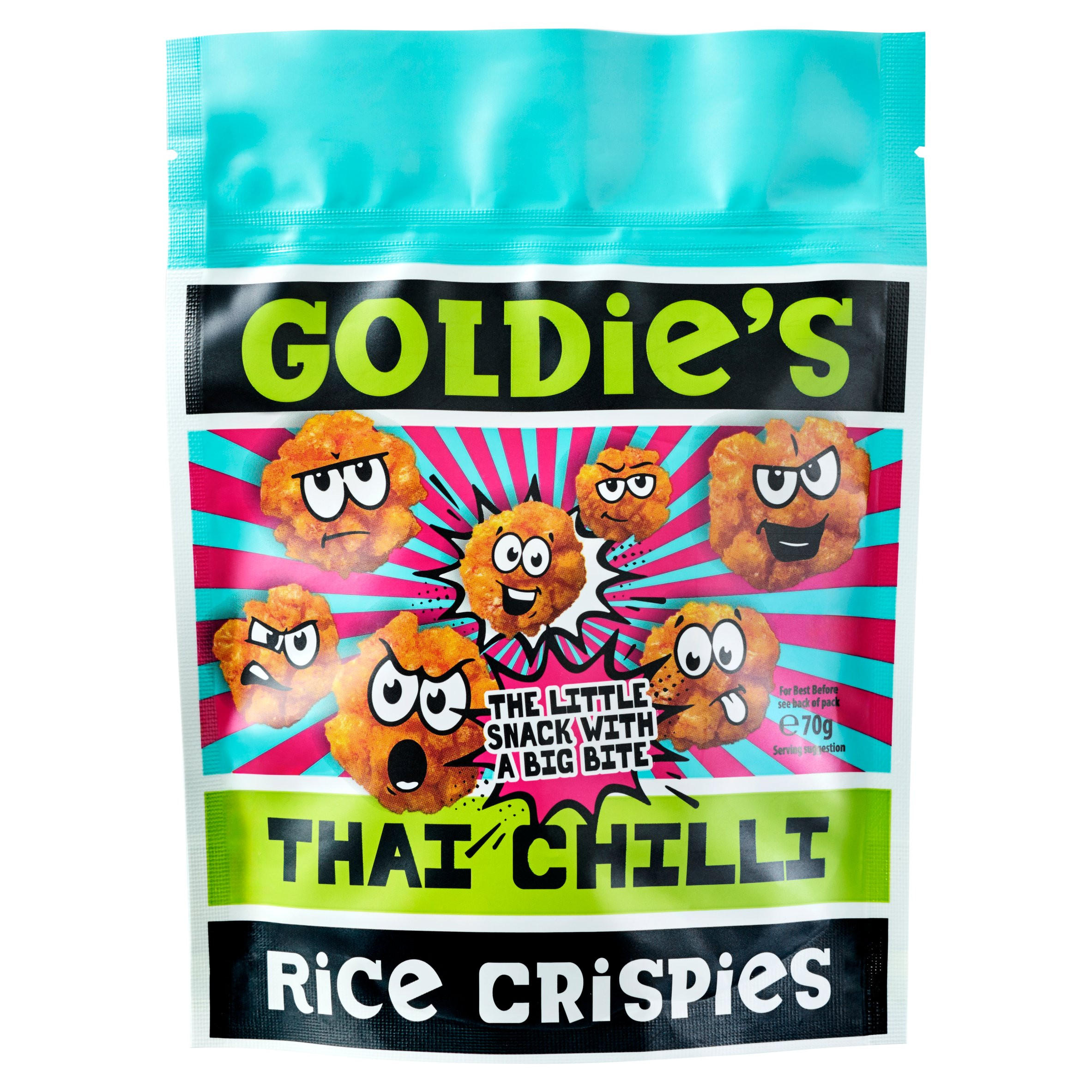Goldie's Thai Chilli Rice Crispies 70g