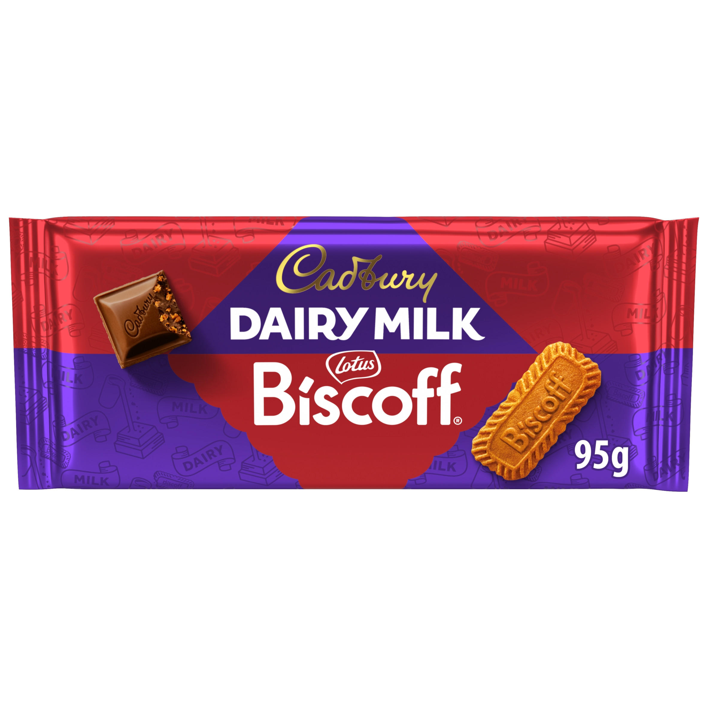 Cadbury Dairy Milk Biscoff Chocolate Bar 95 g