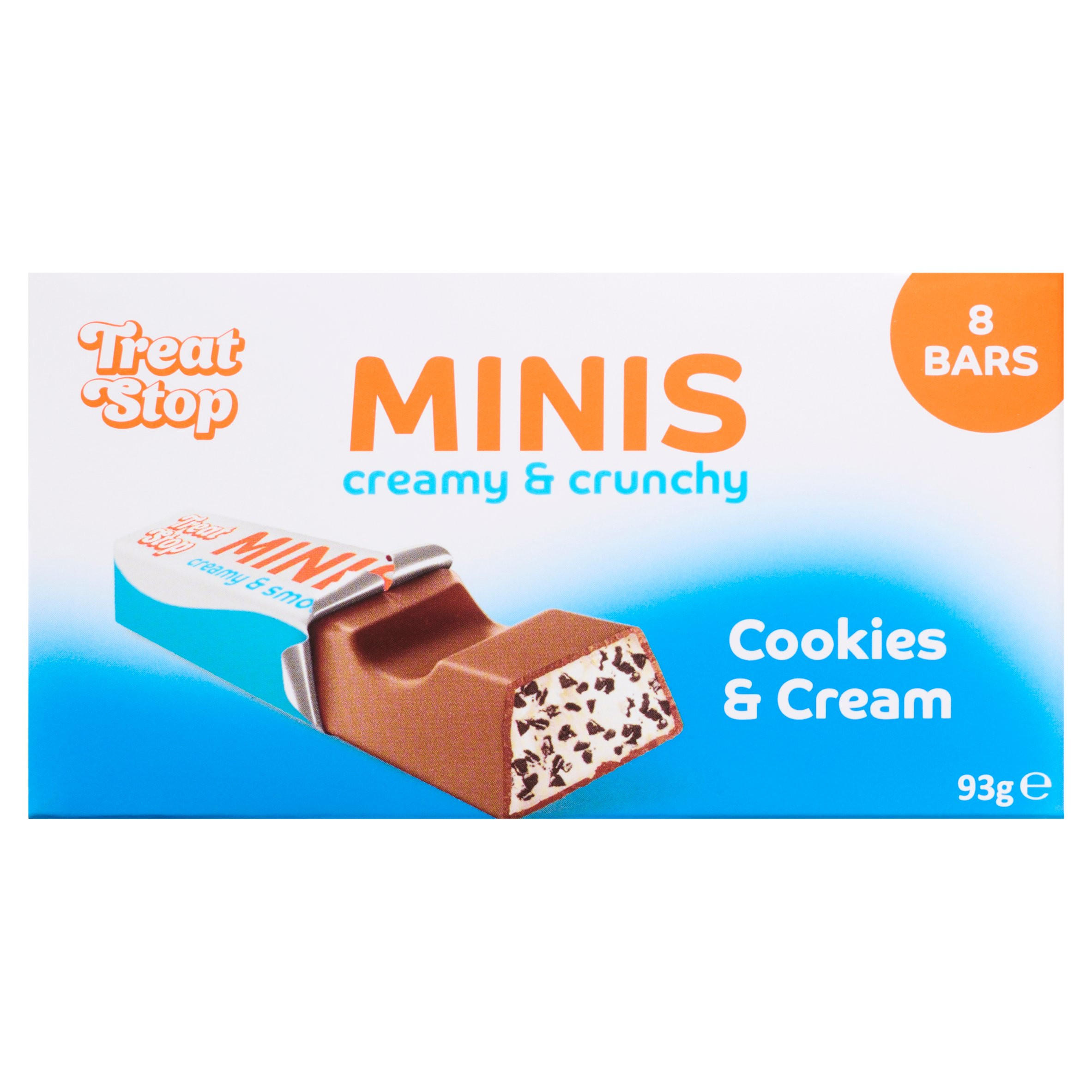Treat Stop Minis Creamy & Crunchy Cookies & Cream 93g