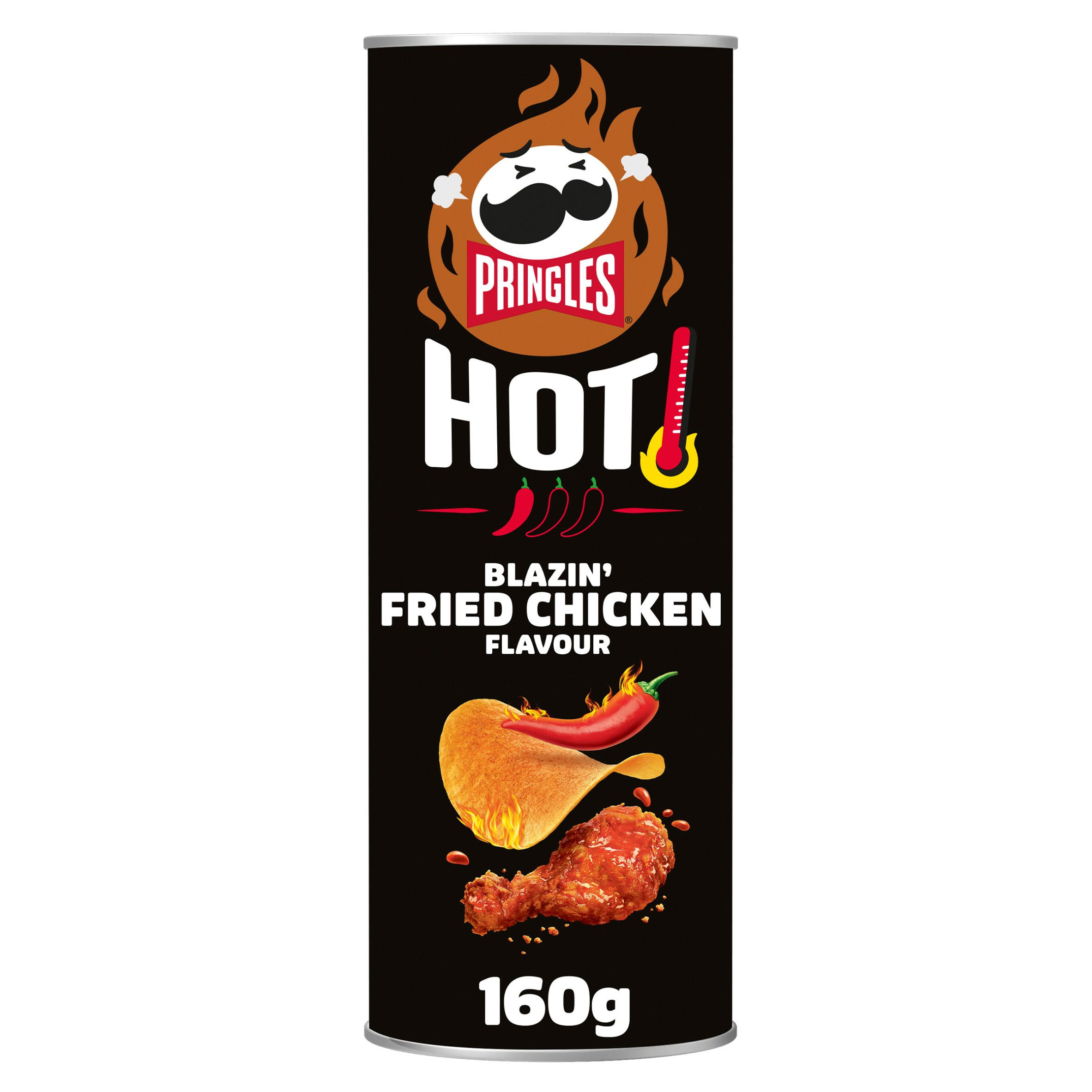 Pringles Hot Blazin' Fried Chicken Sharing Crisps 160g