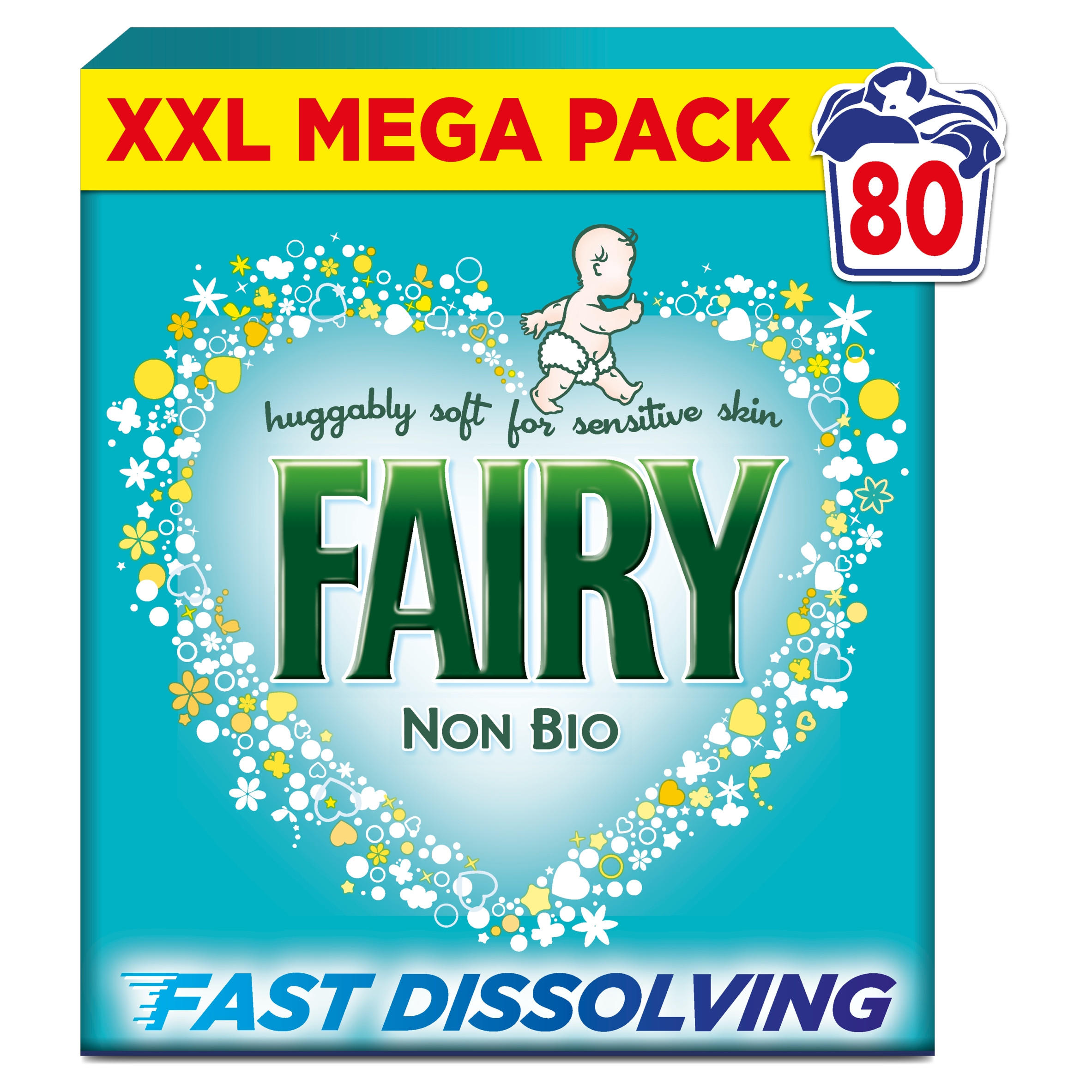 Fairy Non Bio Washing Powder 80 Washes