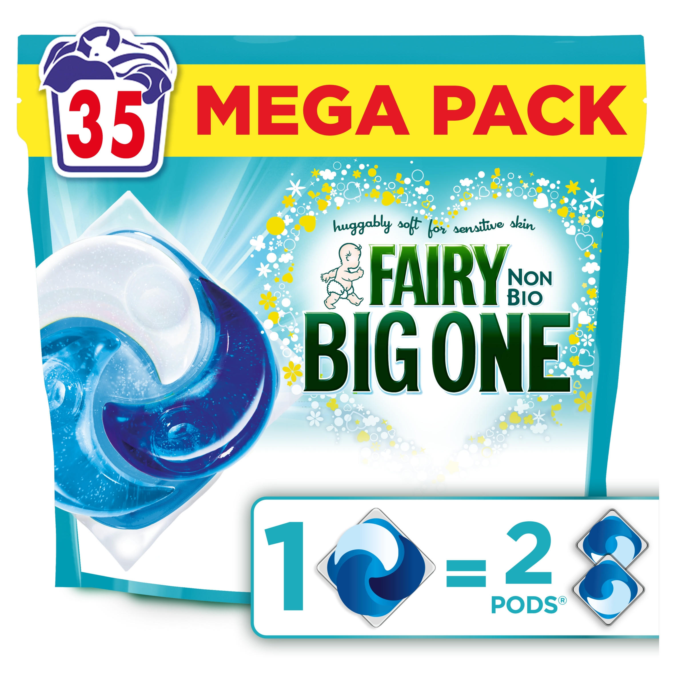 Fairy Non Bio The Big One PODS®, 35 Washes