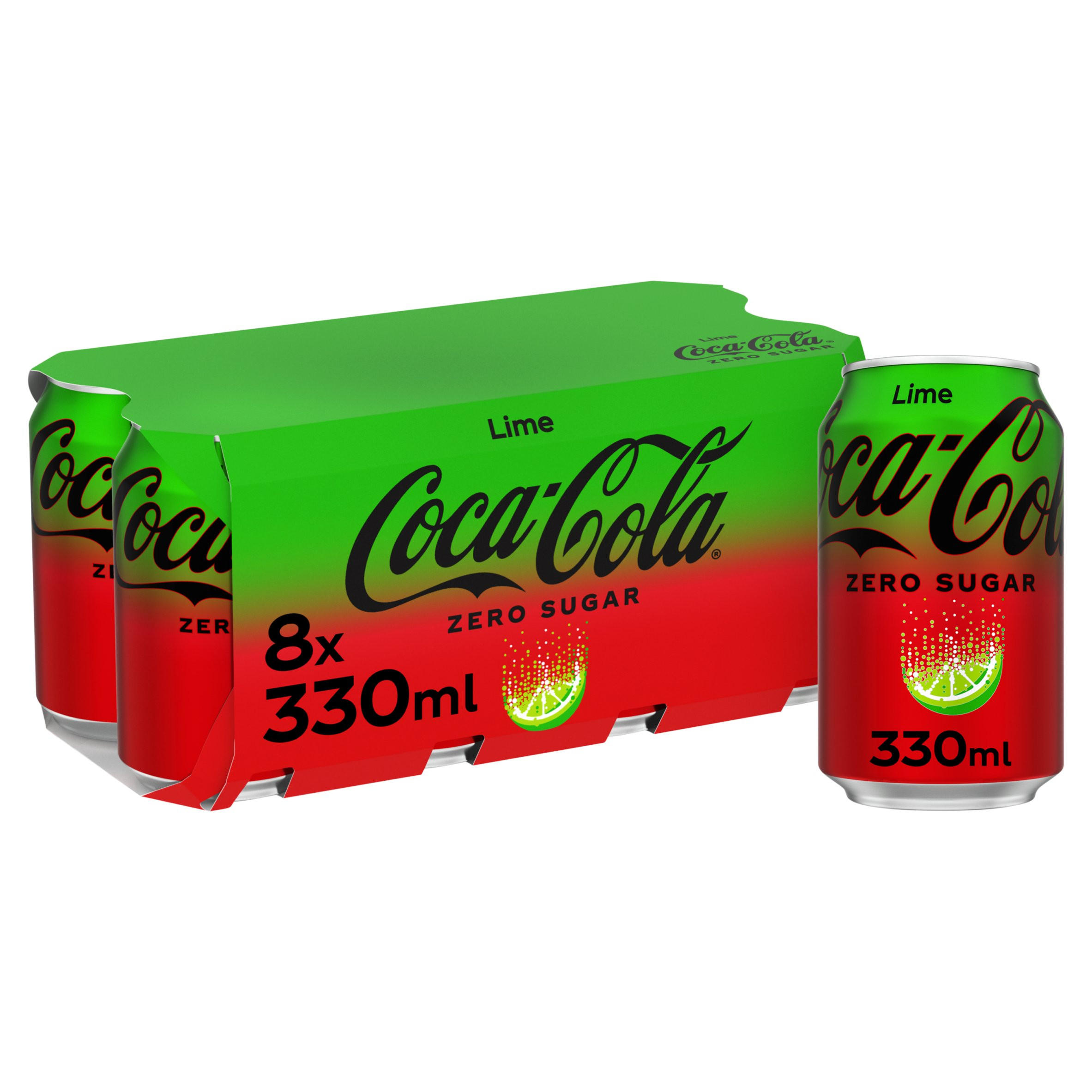 Coca-Cola Zero Sugar Lime 8 x 330ml