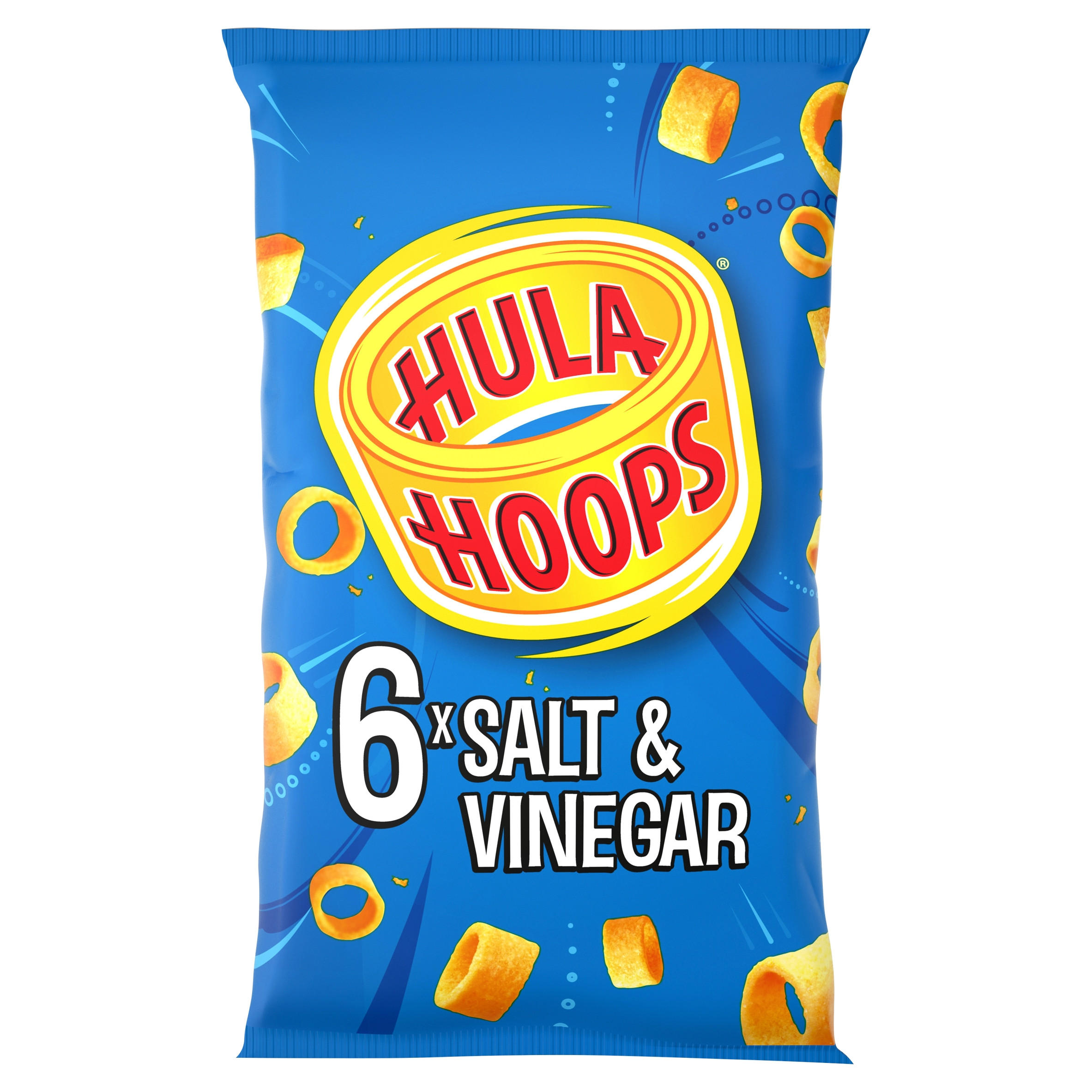 Hula Hoops Salt & Vinegar Multipack Crisps 6 Pack