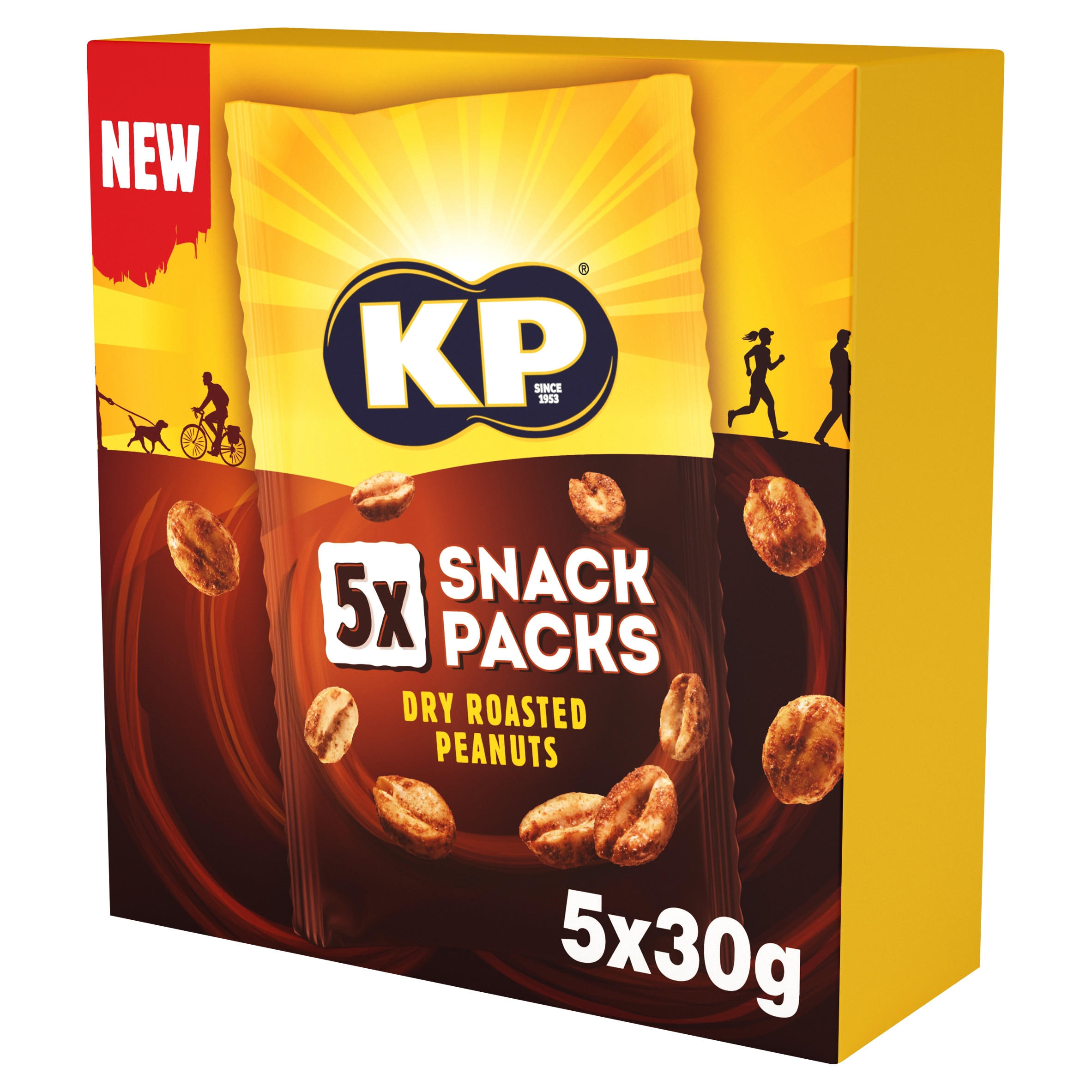 KP Dry Roasted Peanuts Multipack 5 Pack