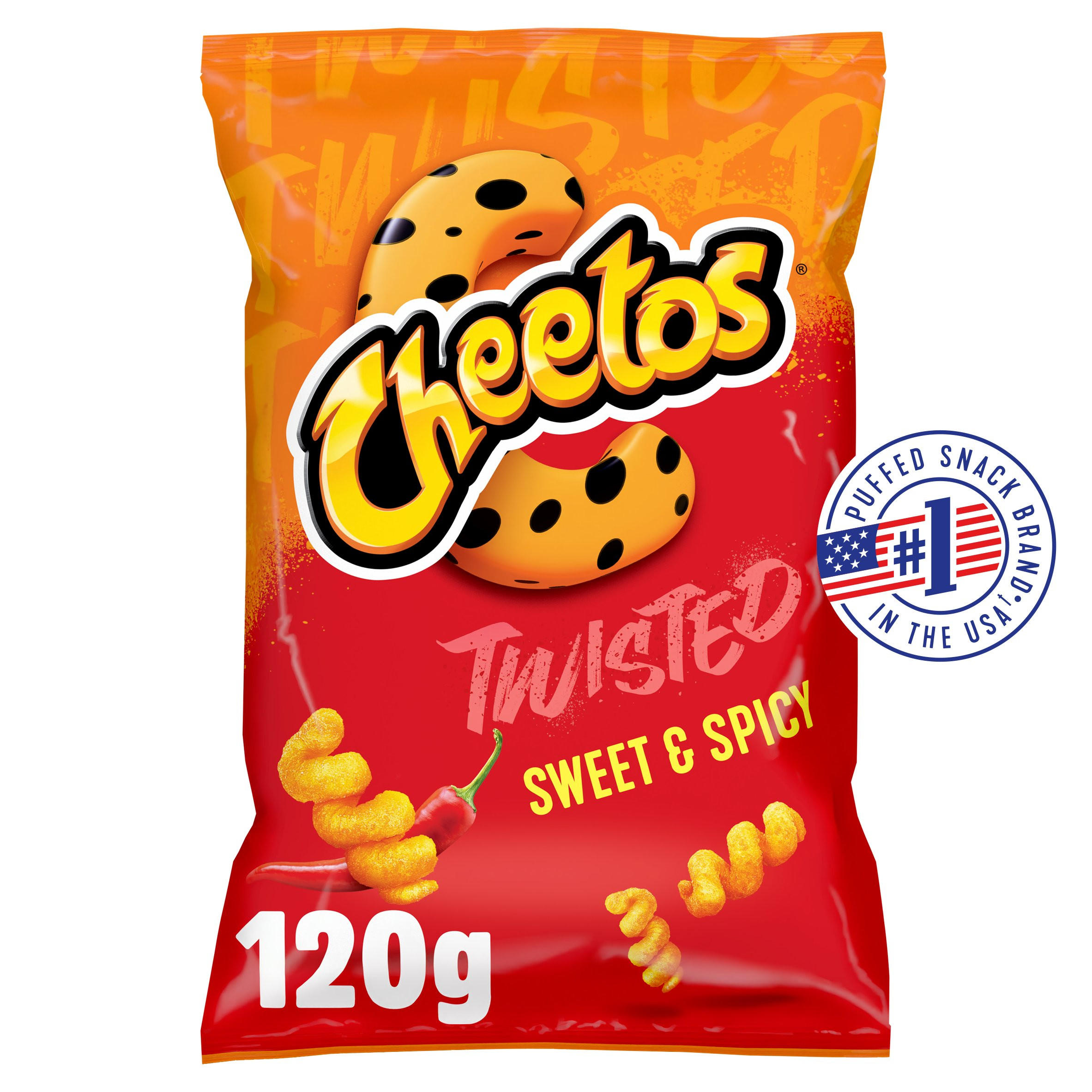 Cheetos Twisted Sweet & Spicy Sharing Crisps 120g