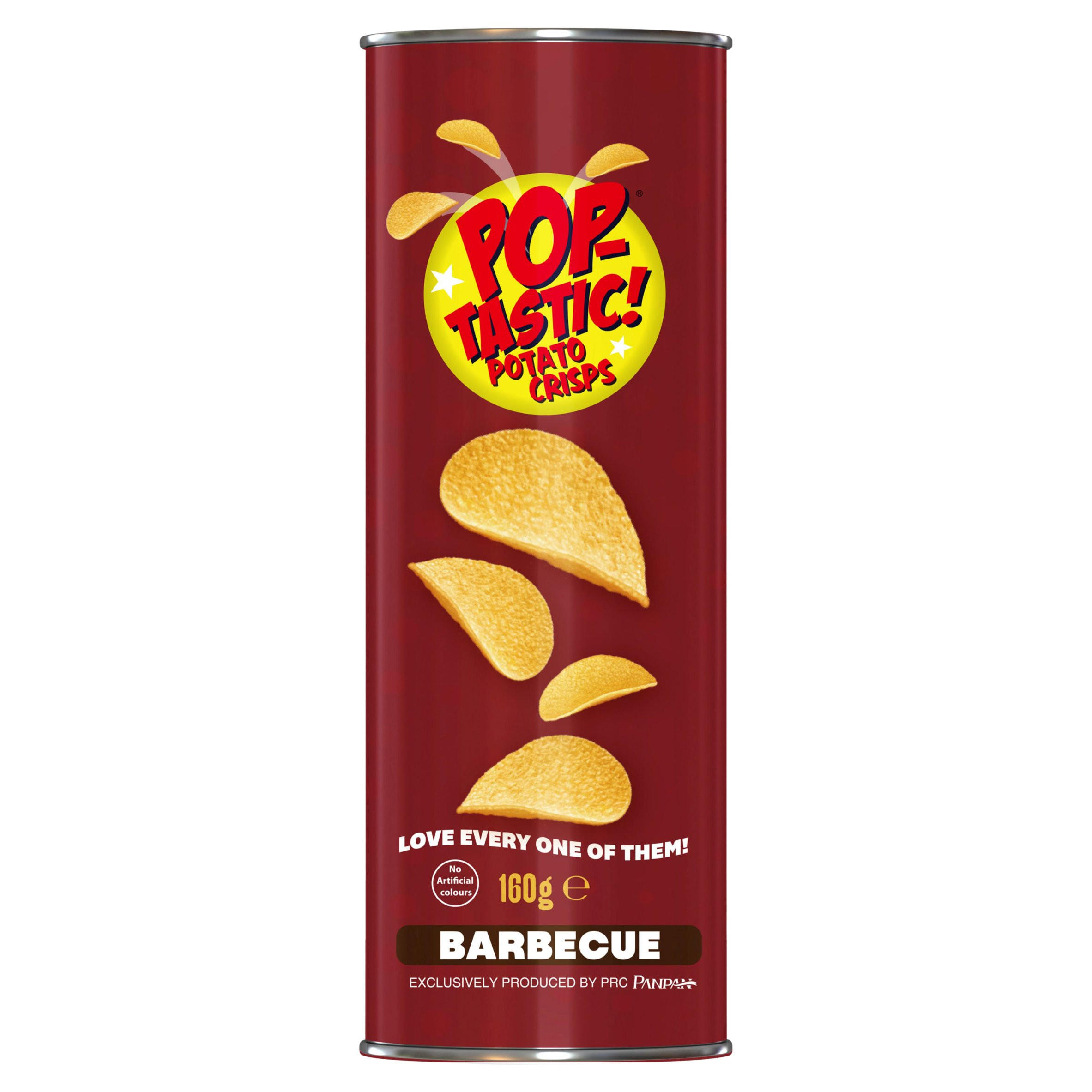 Pop-Tastic! Barbecue Potato Crisps 160g