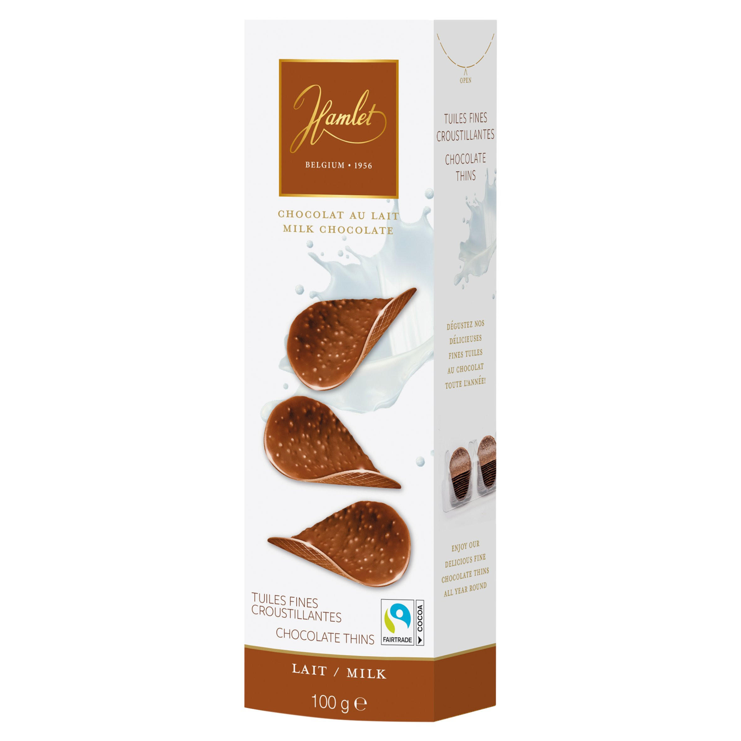 Hamlet Milk Chocolate Thins 100g