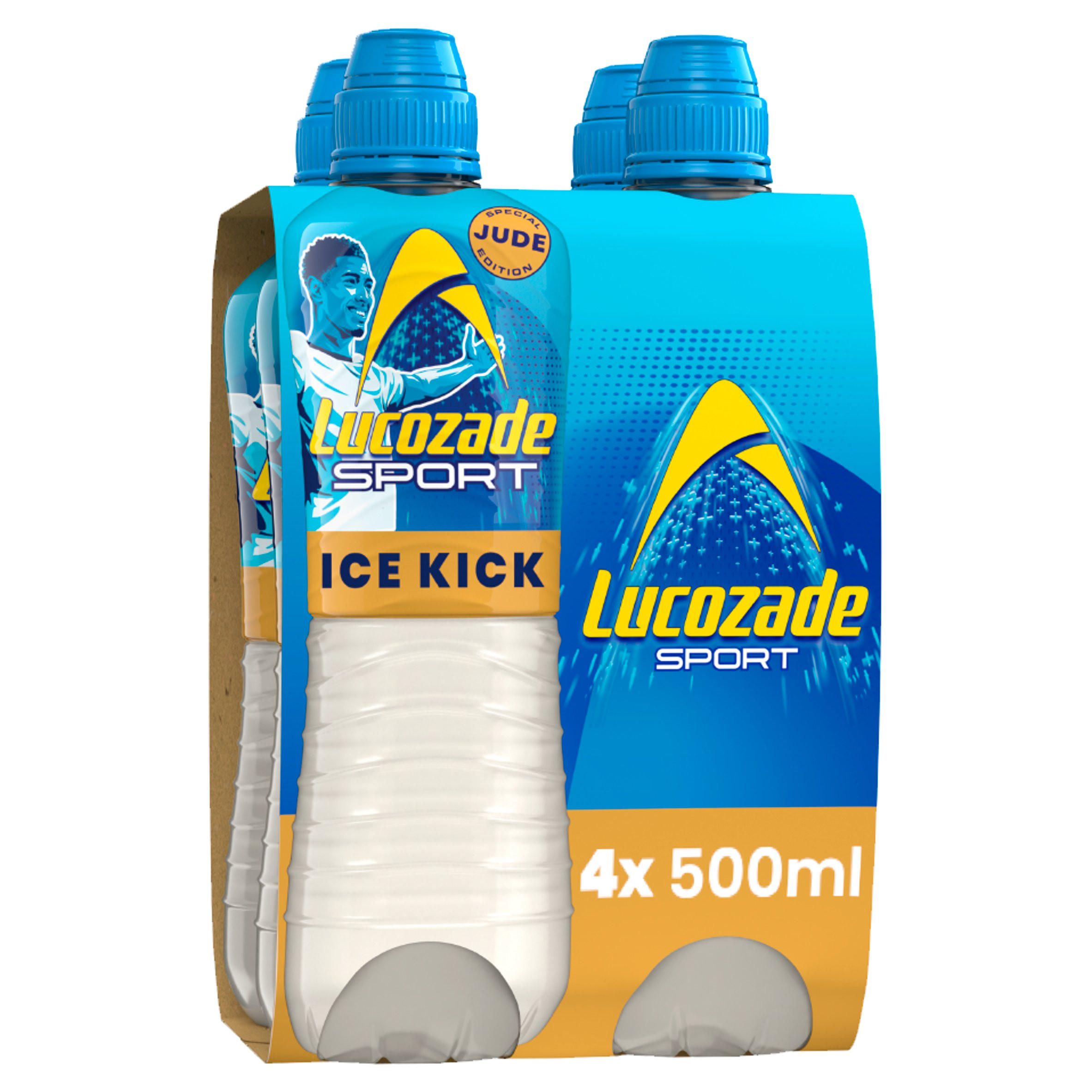 Lucozade Sport Drink Ice Kick Jude Bellingham Edition 4 x 500ml