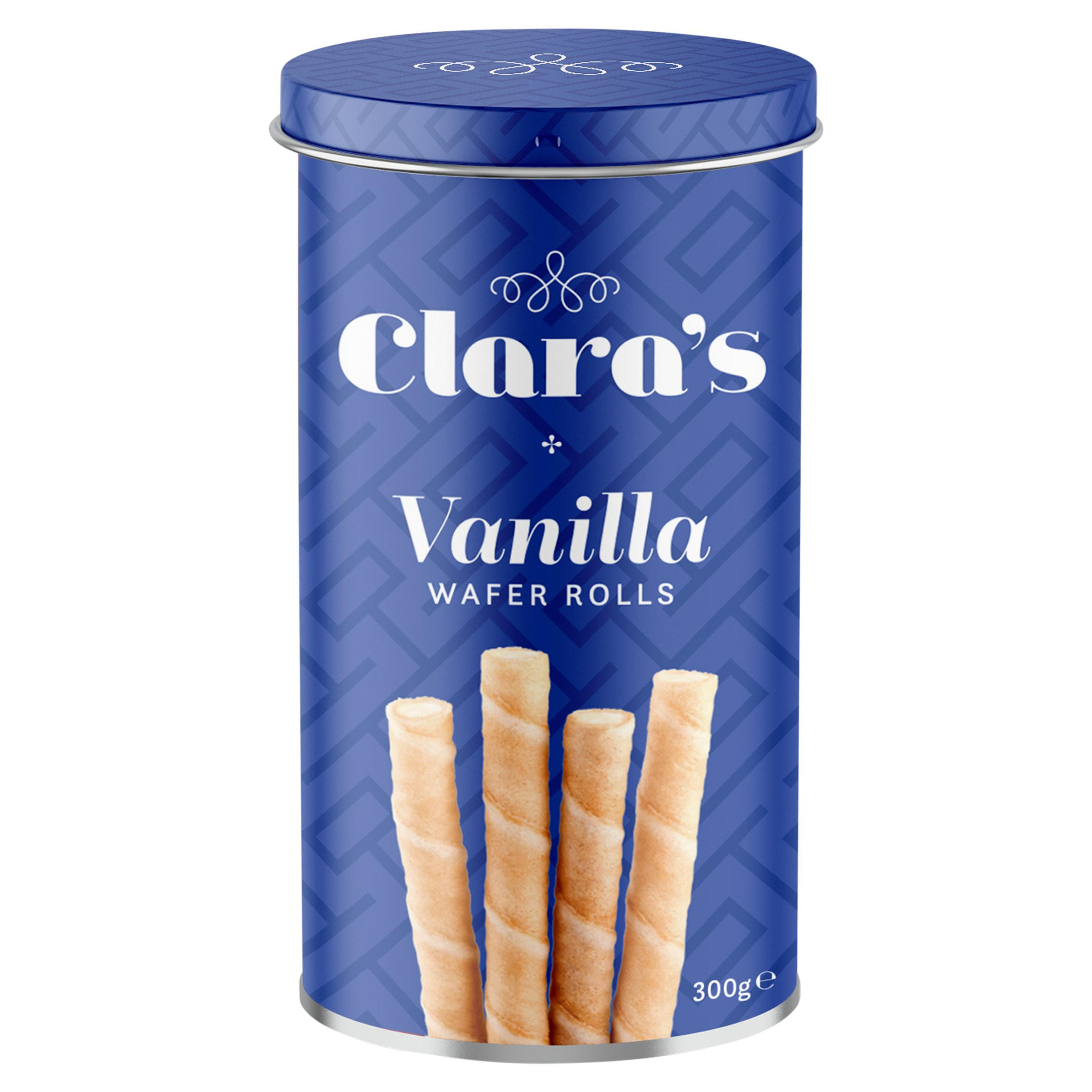 Clara's Vanilla Wafer Rolls 300g