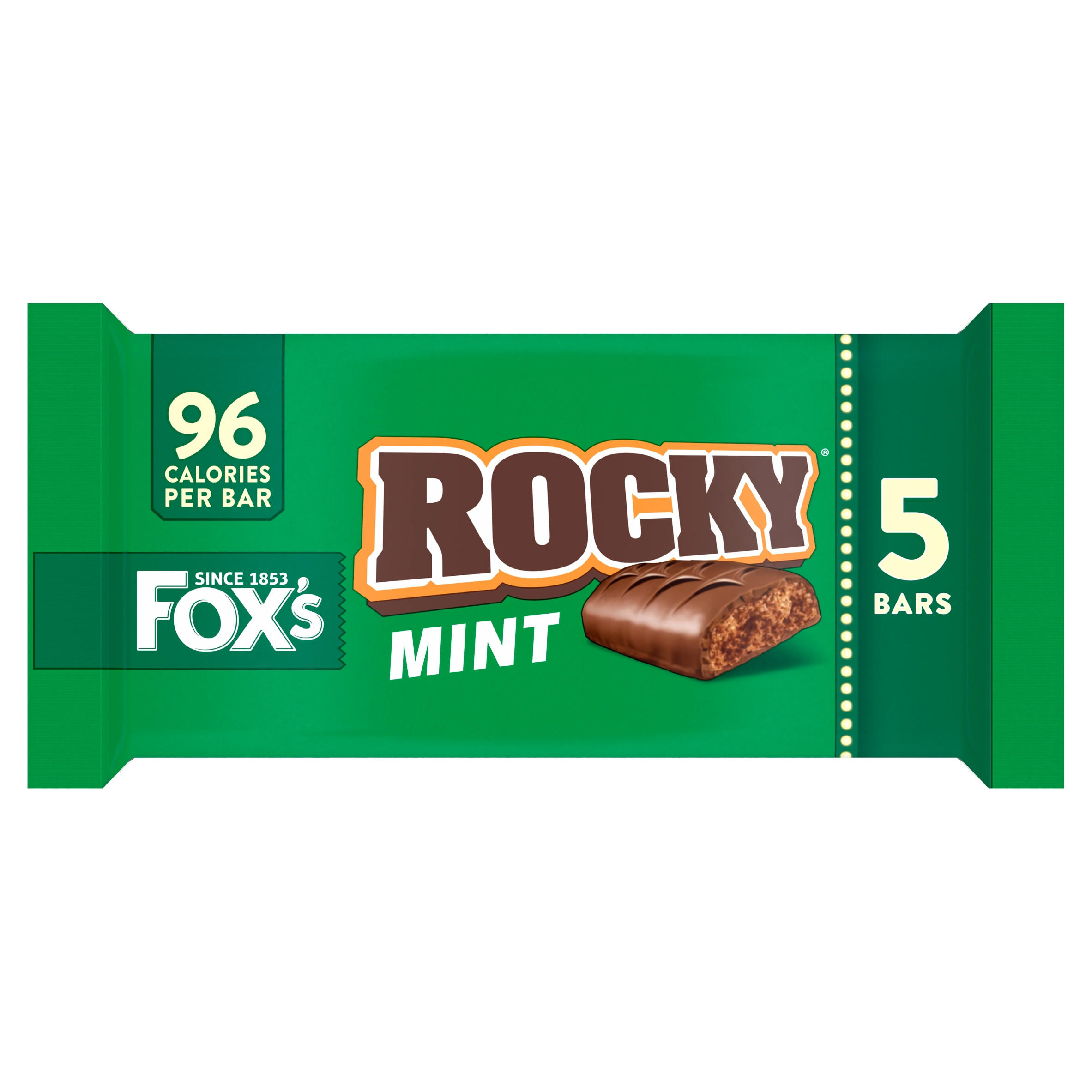 Fox's Rocky Mint Bars 5 x 19.75g (98.75g)