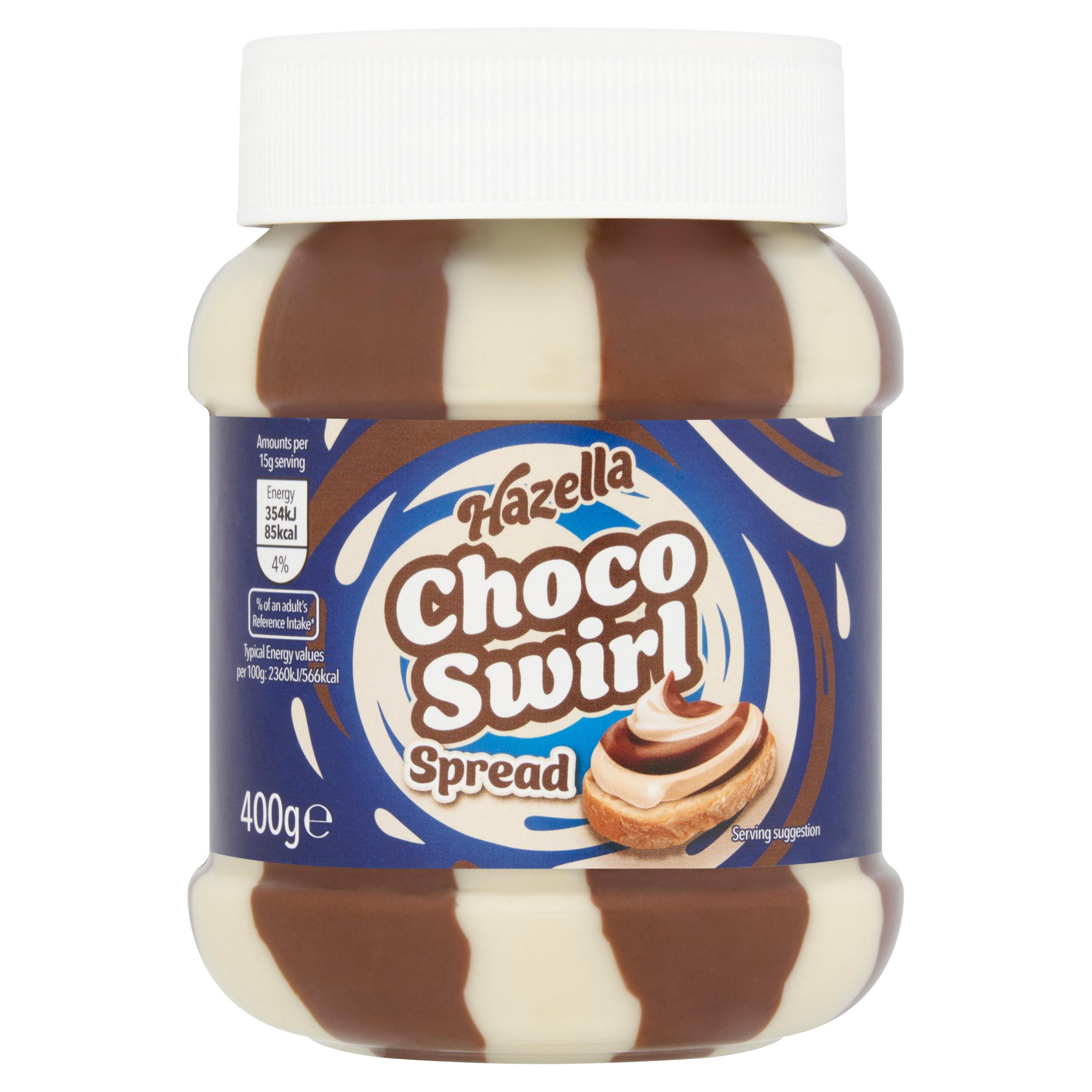 Hazella Choco Swirl Spread 400g