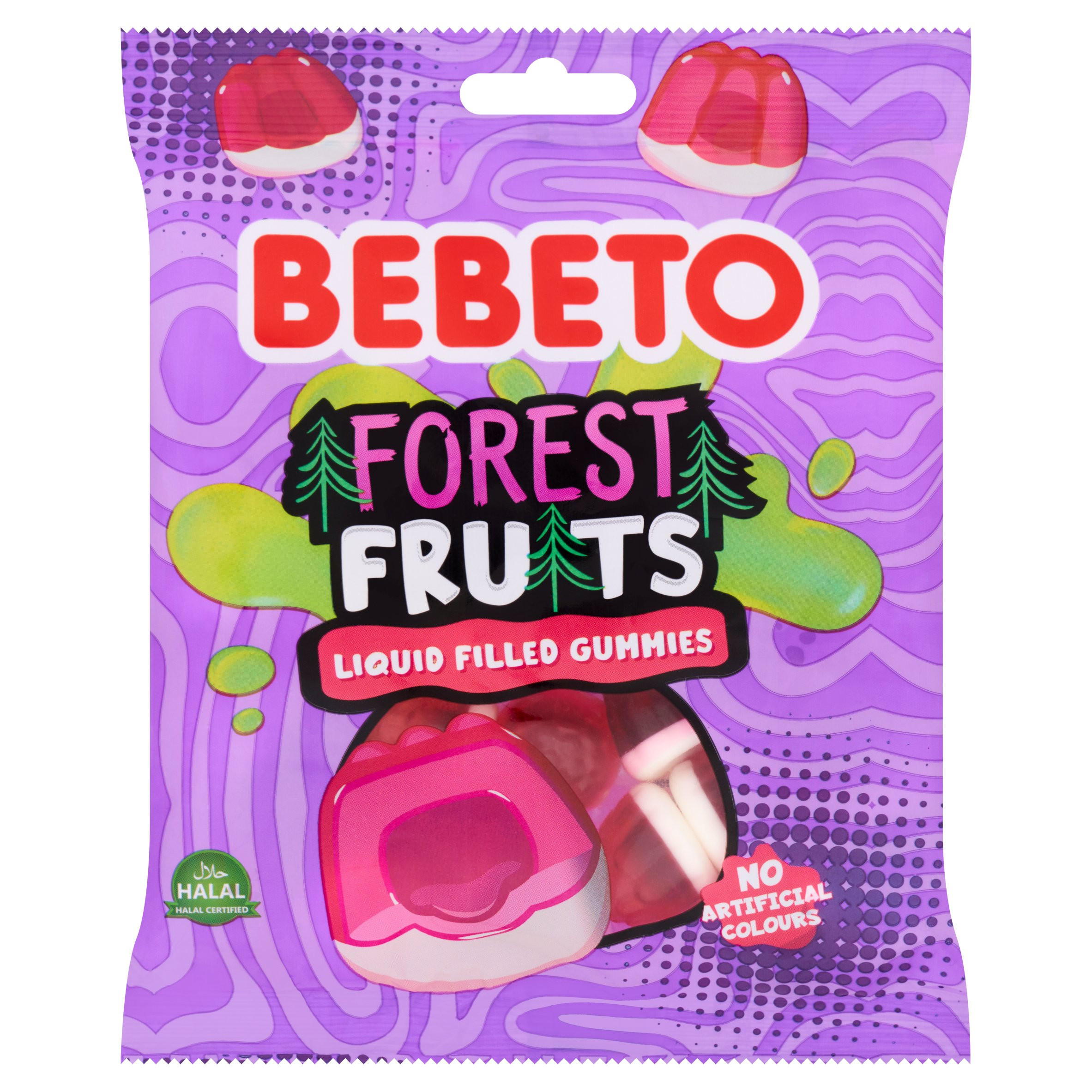 Bebeto Forest Fruits Liquid Filled Gummies 130g