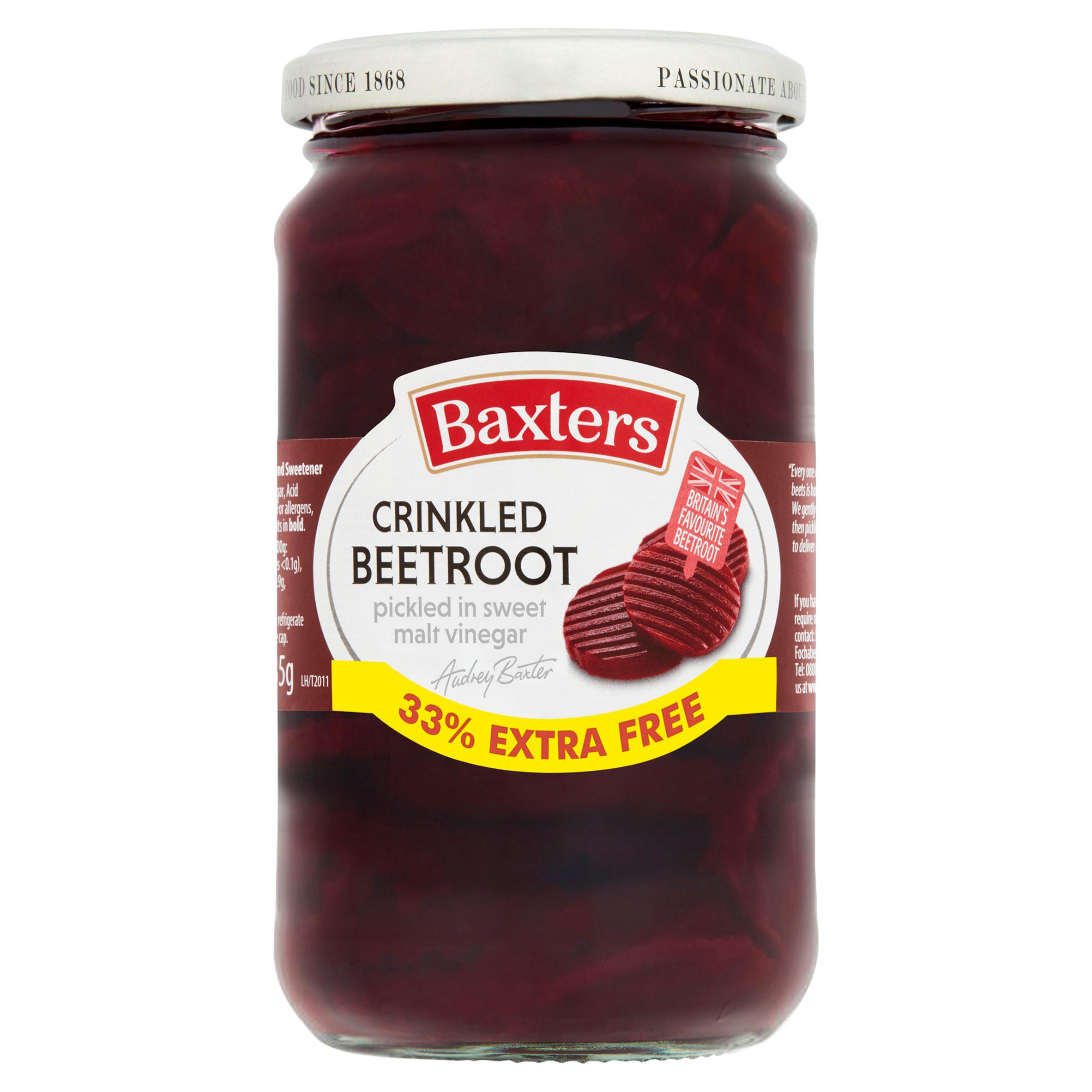 Baxters Crinkled Beetroot 455g
