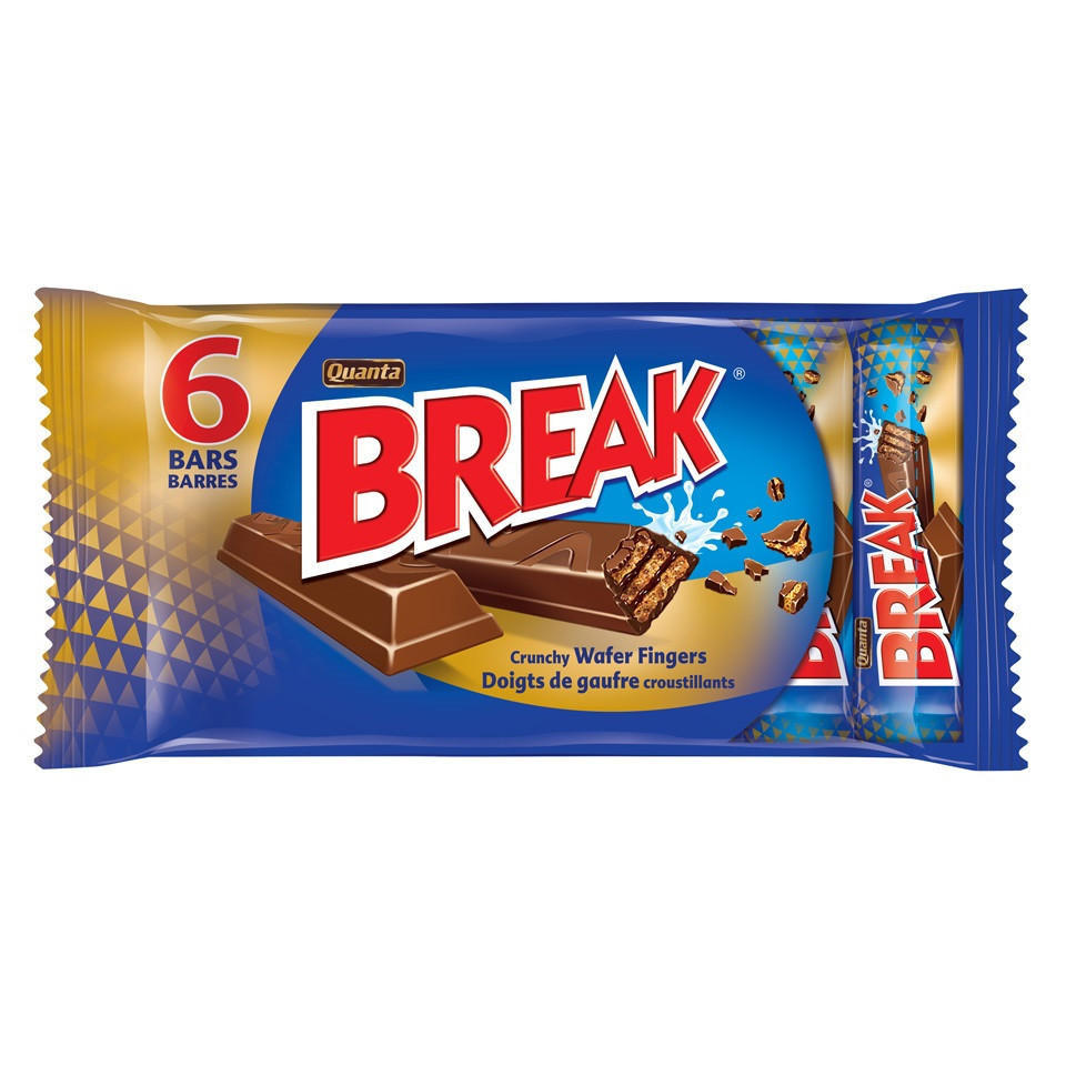 Quanta Break 6 Chocolate Fingers 6 x 12.5g