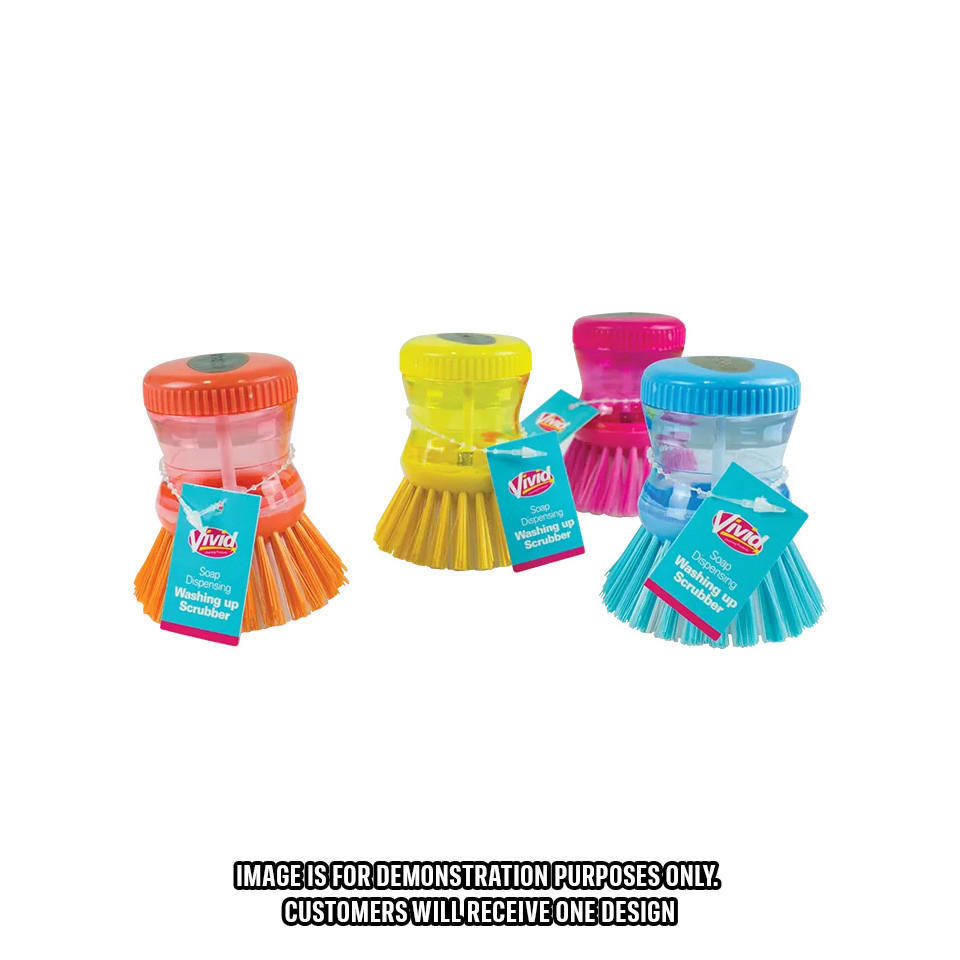 Soap Dispensing Washing Up Scrubber