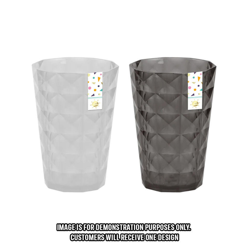 Diamond Plastic Tumbler 12cm