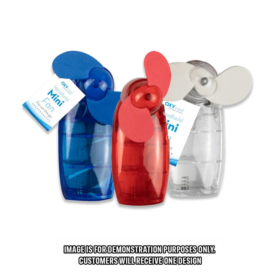 Oxycool Mini Handheld Fan.