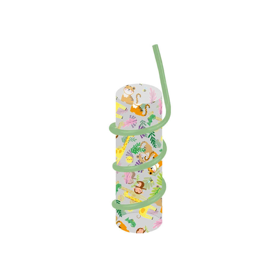 Safari Tumbler with Twirly Straw