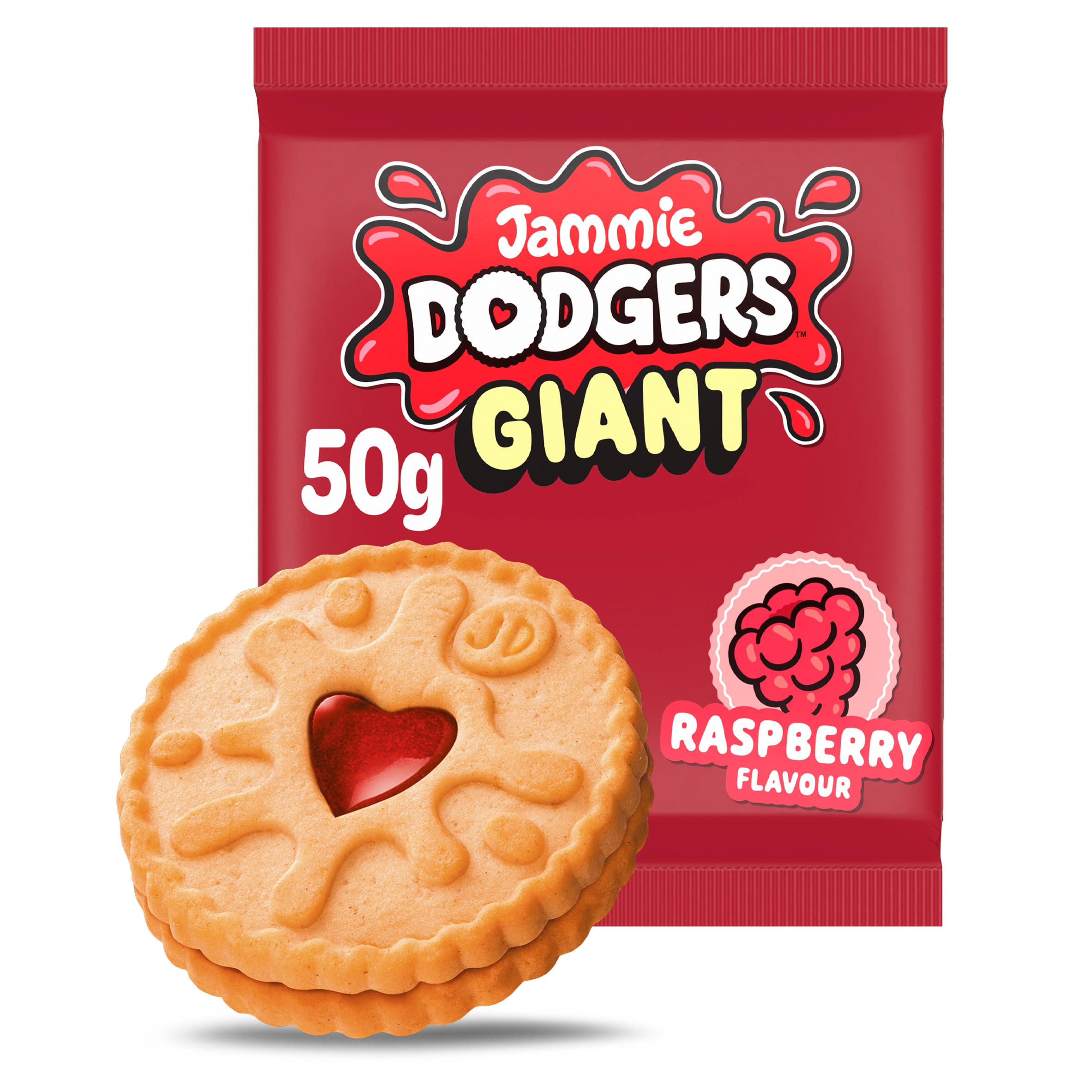 Jammie Dodgers Giant Jammie Raspberry Flavour 50g