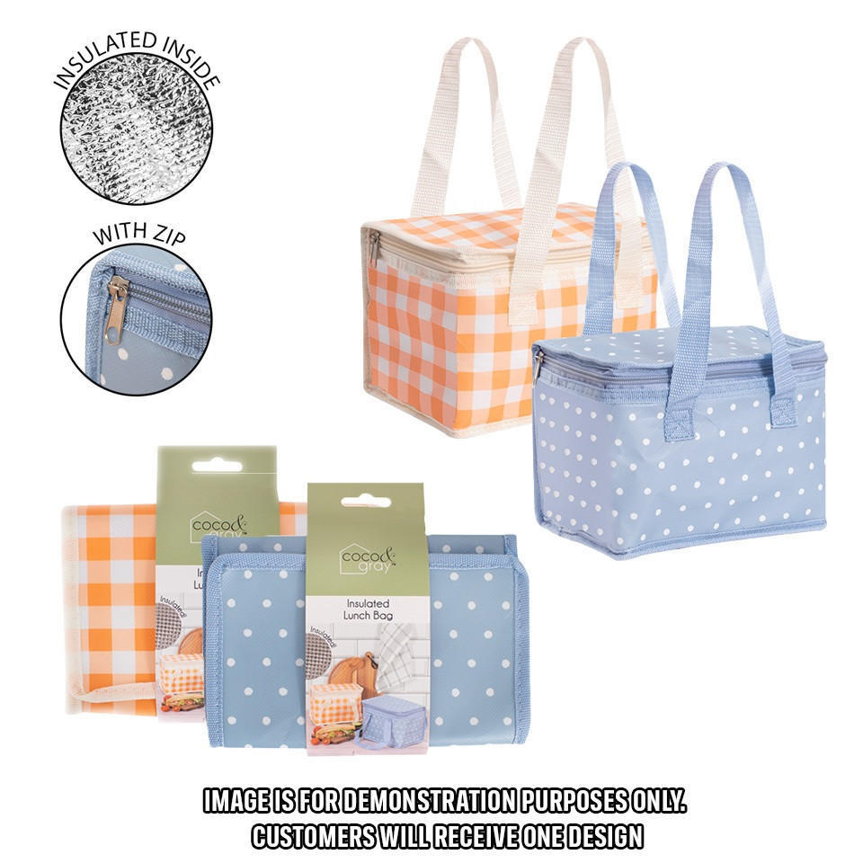 Coca & Gray Insulated Lunch Bag