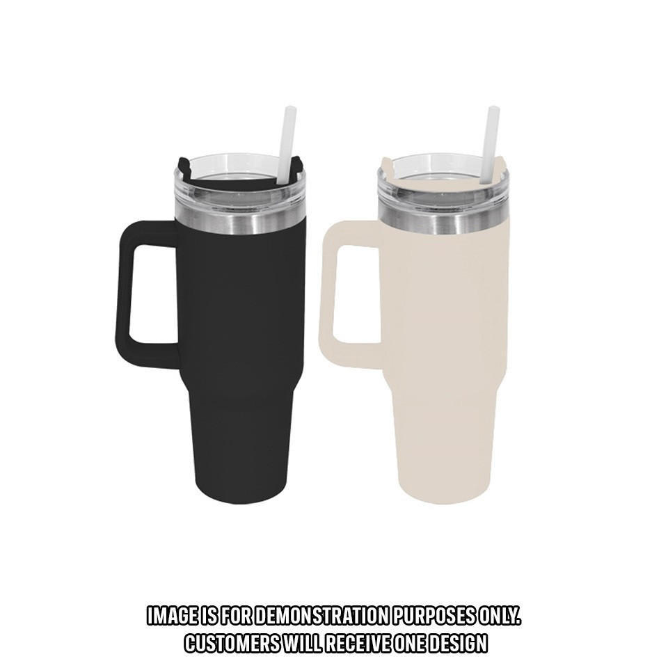 Coca & Grey Double Wall Travel Tumbler
