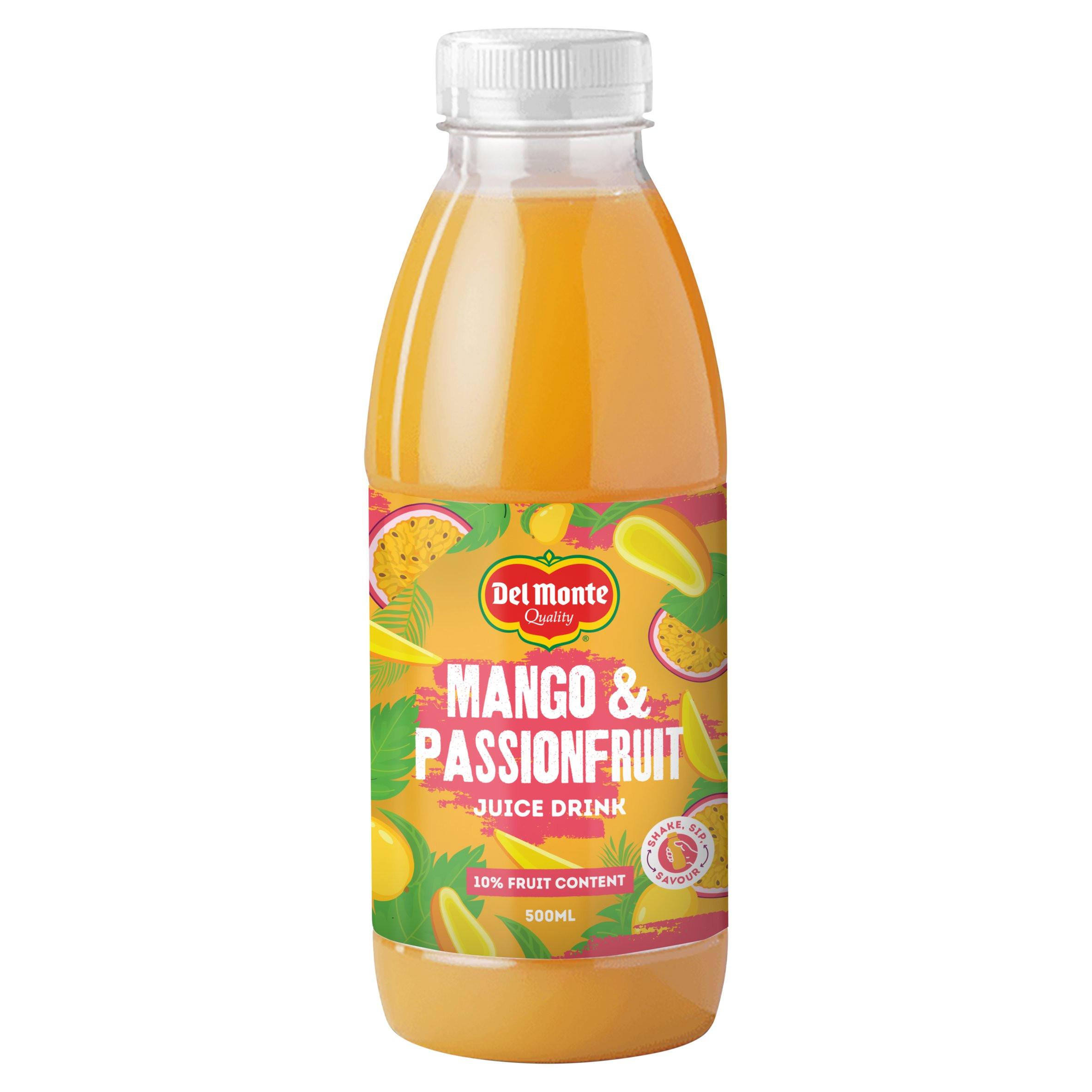 Del Monte Quality Mango & Passionfruit Juice Drink 500ml