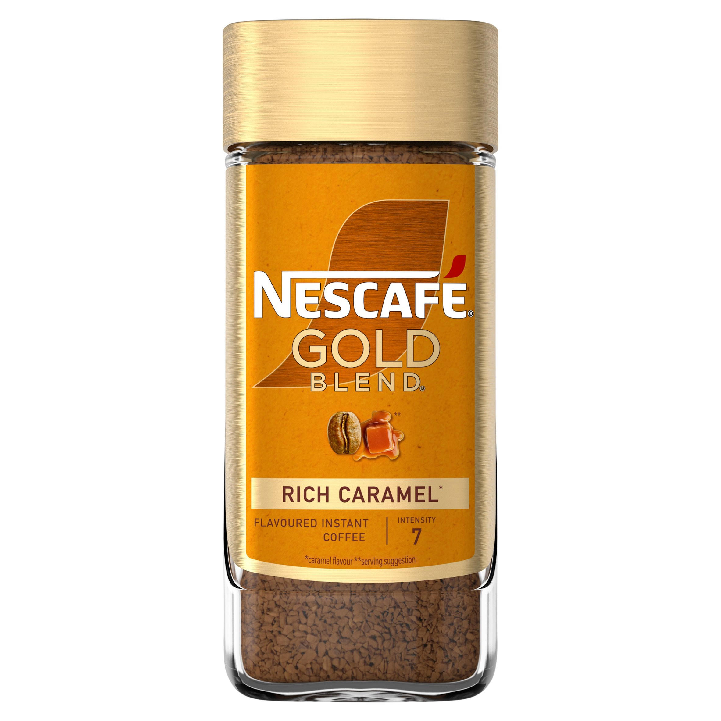 Nescafe Gold Blend Rich Caramel Flavoured Instant Coffee 95g