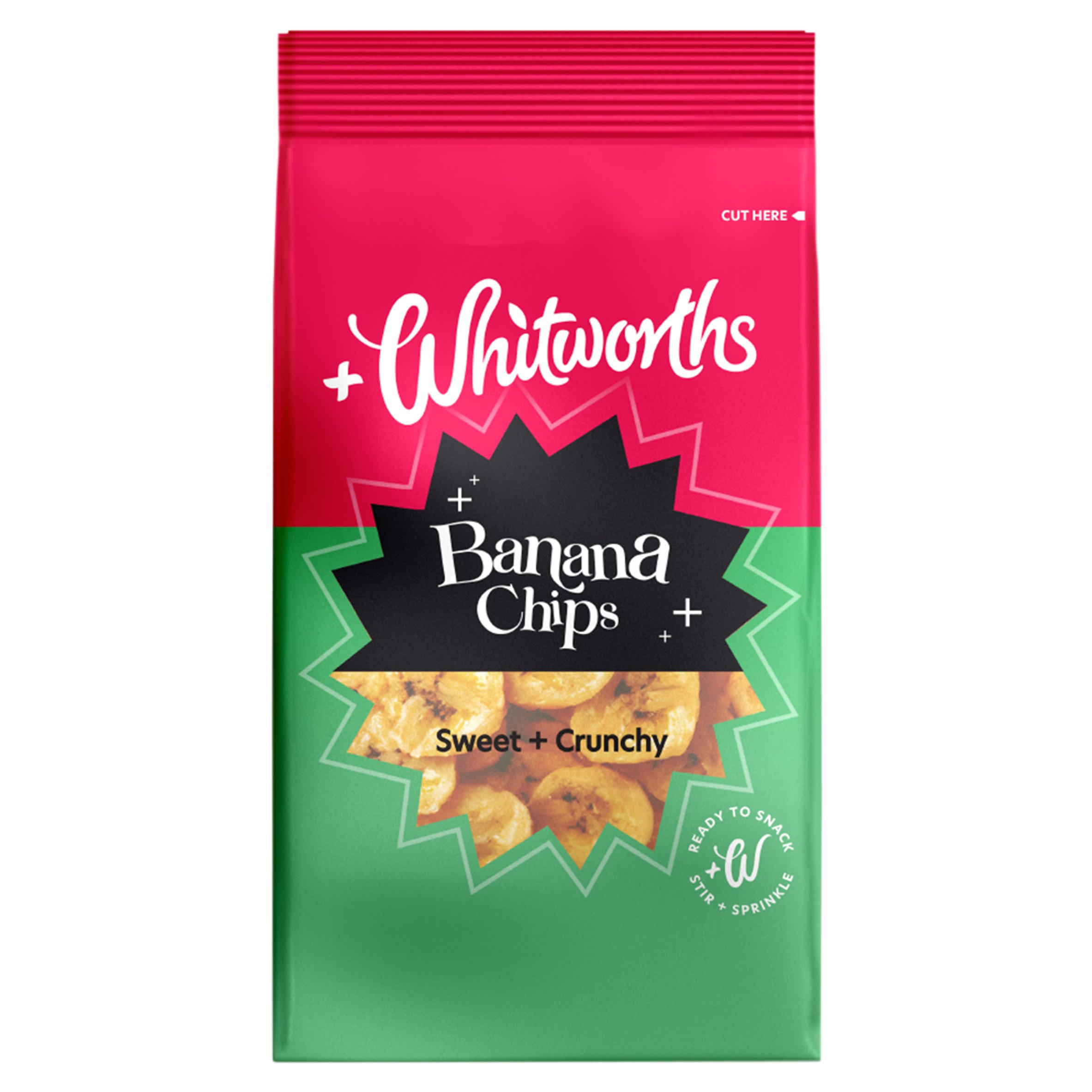 Whitworths Banana Chips 140g