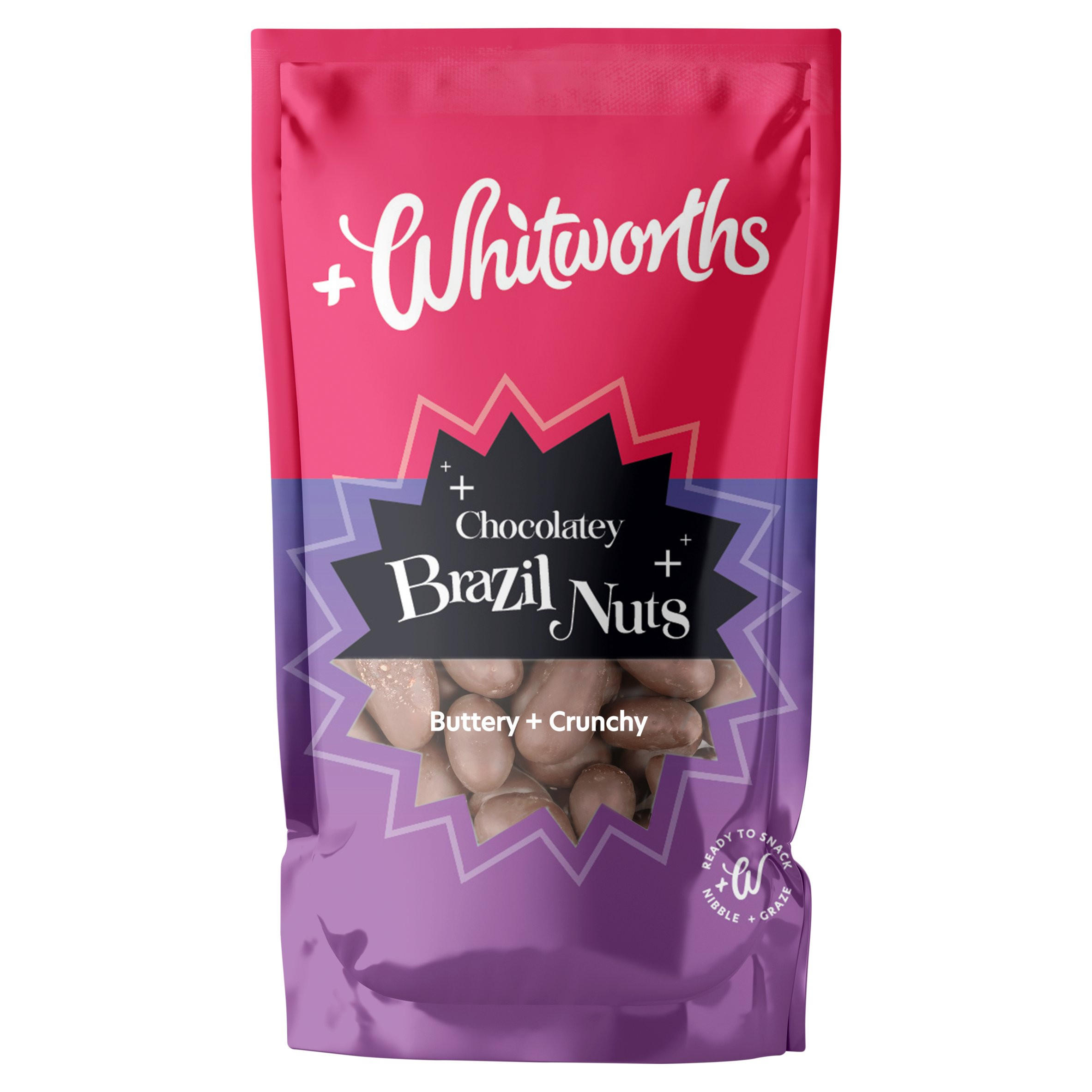 Whitworths Chocolatey Brazil Nuts 95g