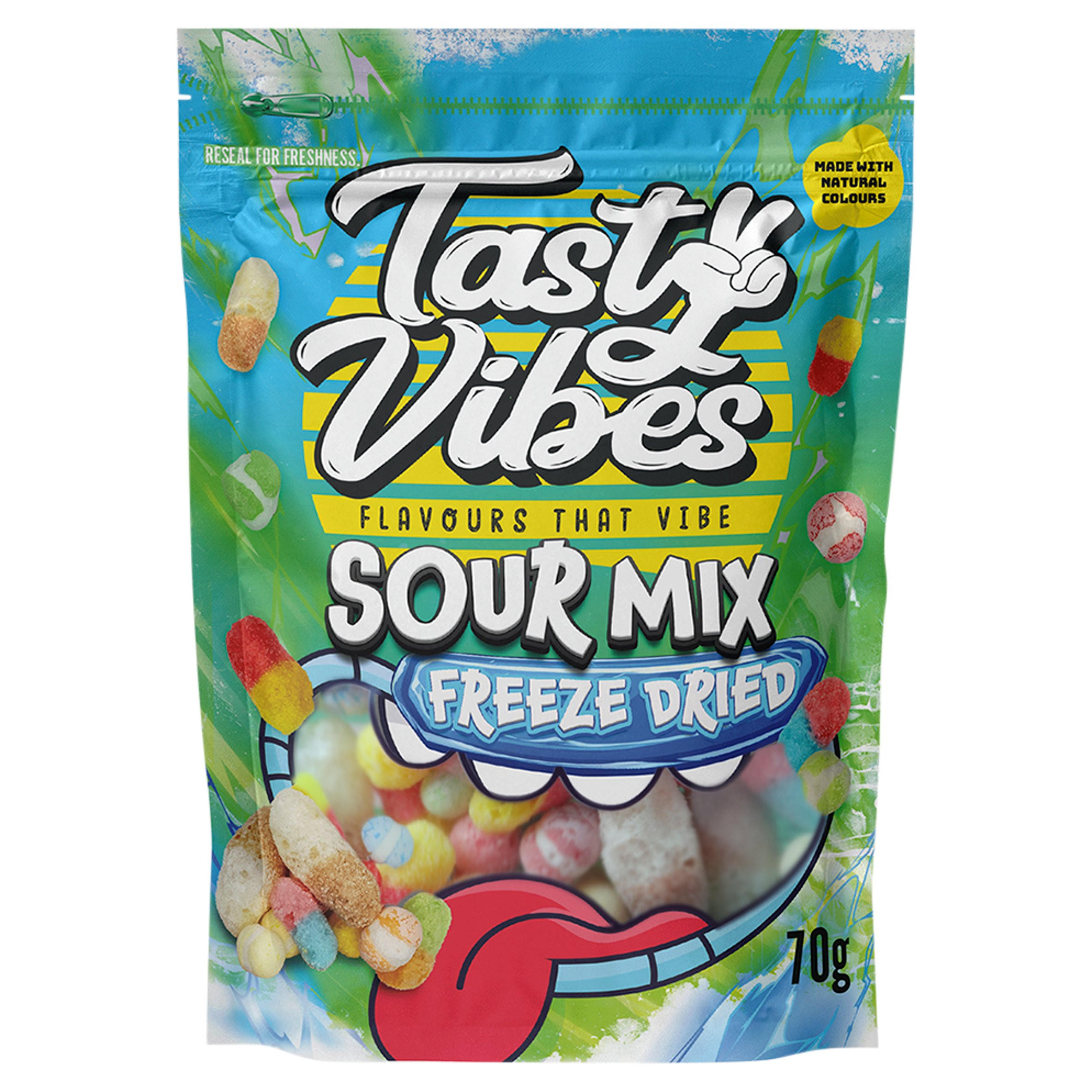 Tasty Vibes Freeze Dried Sour Mix 70g