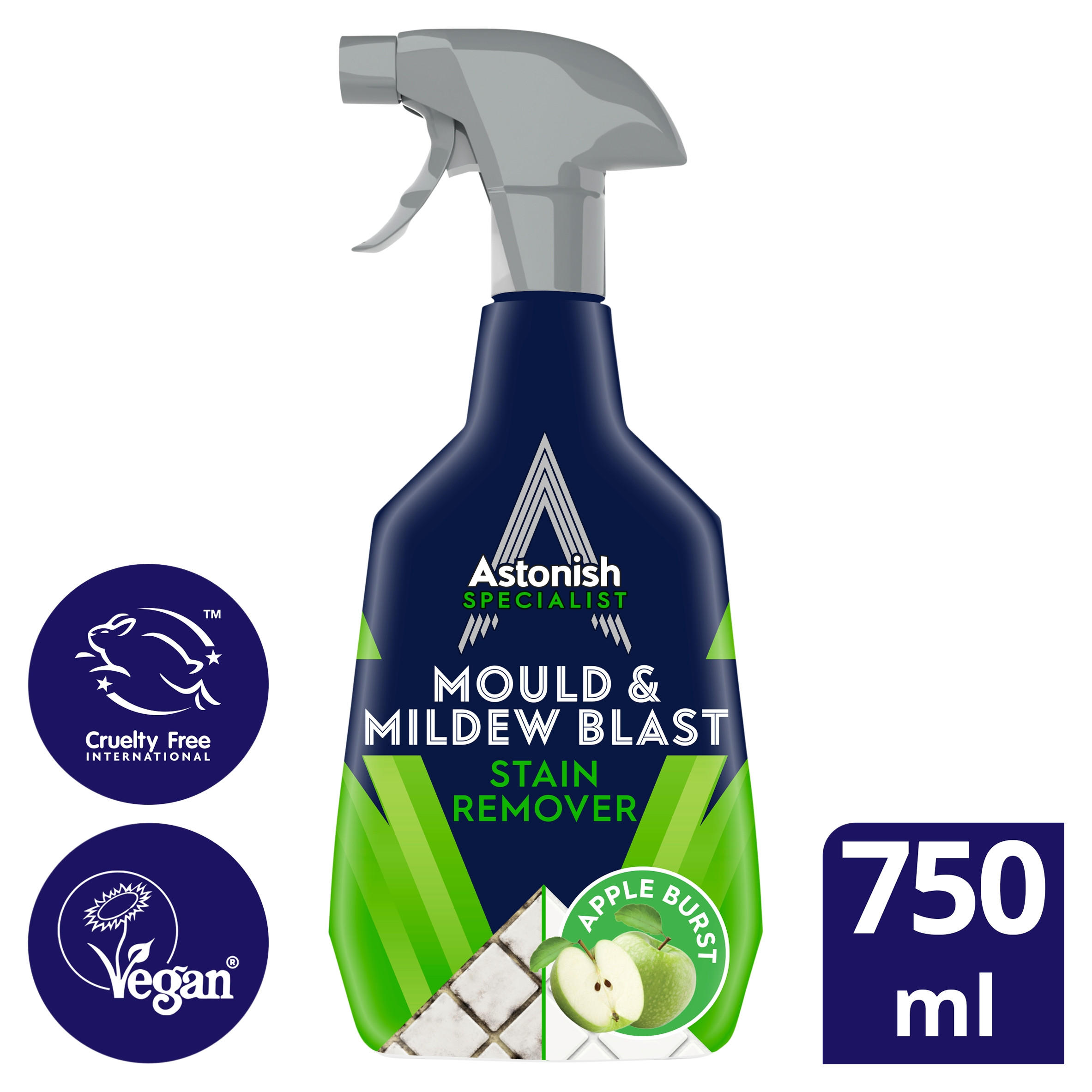 Astonish Specialist Mould & Mildew Blast Apple Burst Stain Remover 750ml