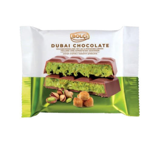 Bolci Dubai Chocolate With Pistachio Kadayif Filled Milk Chocolate 100g