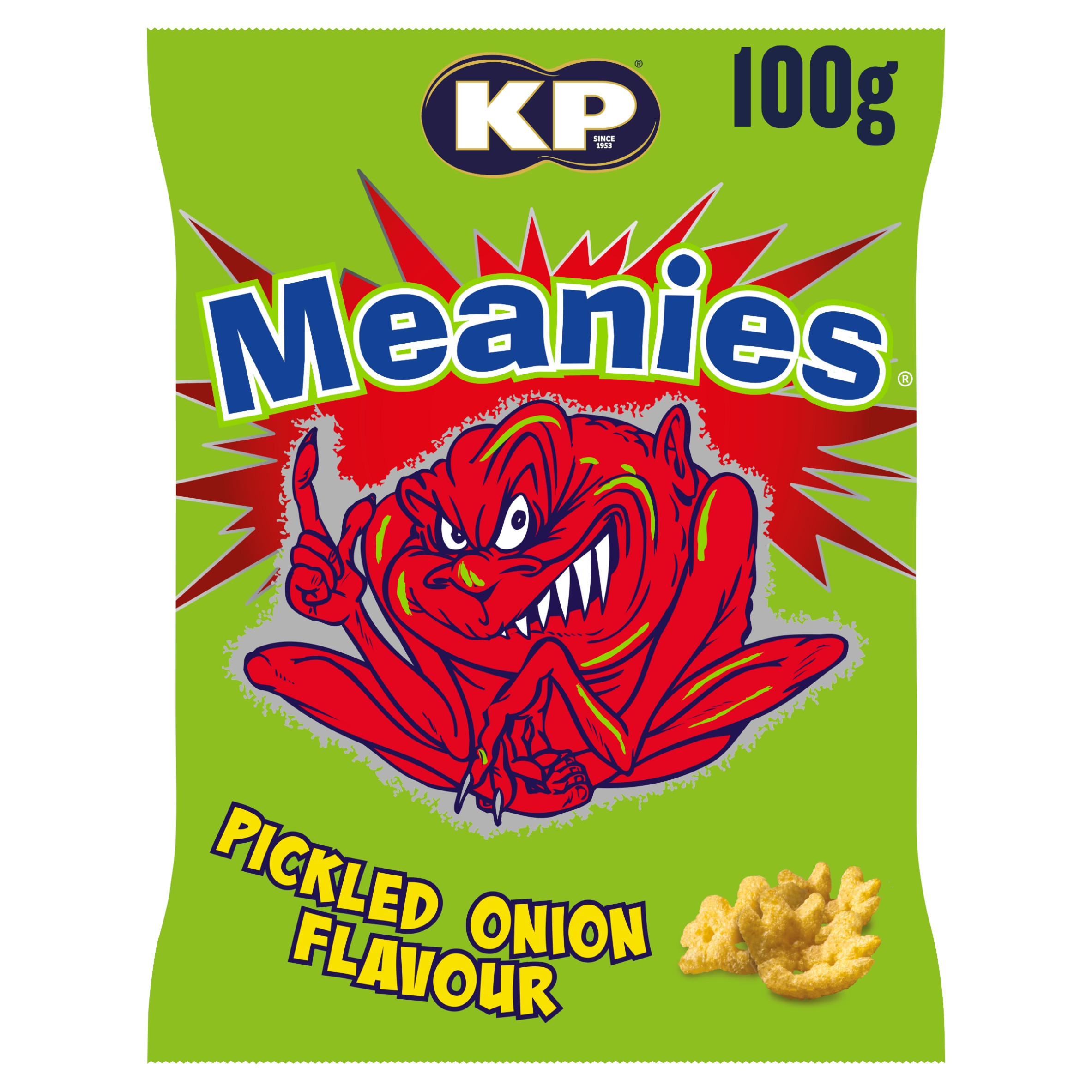 KP Pickled Onion Flavour Meanies 100g