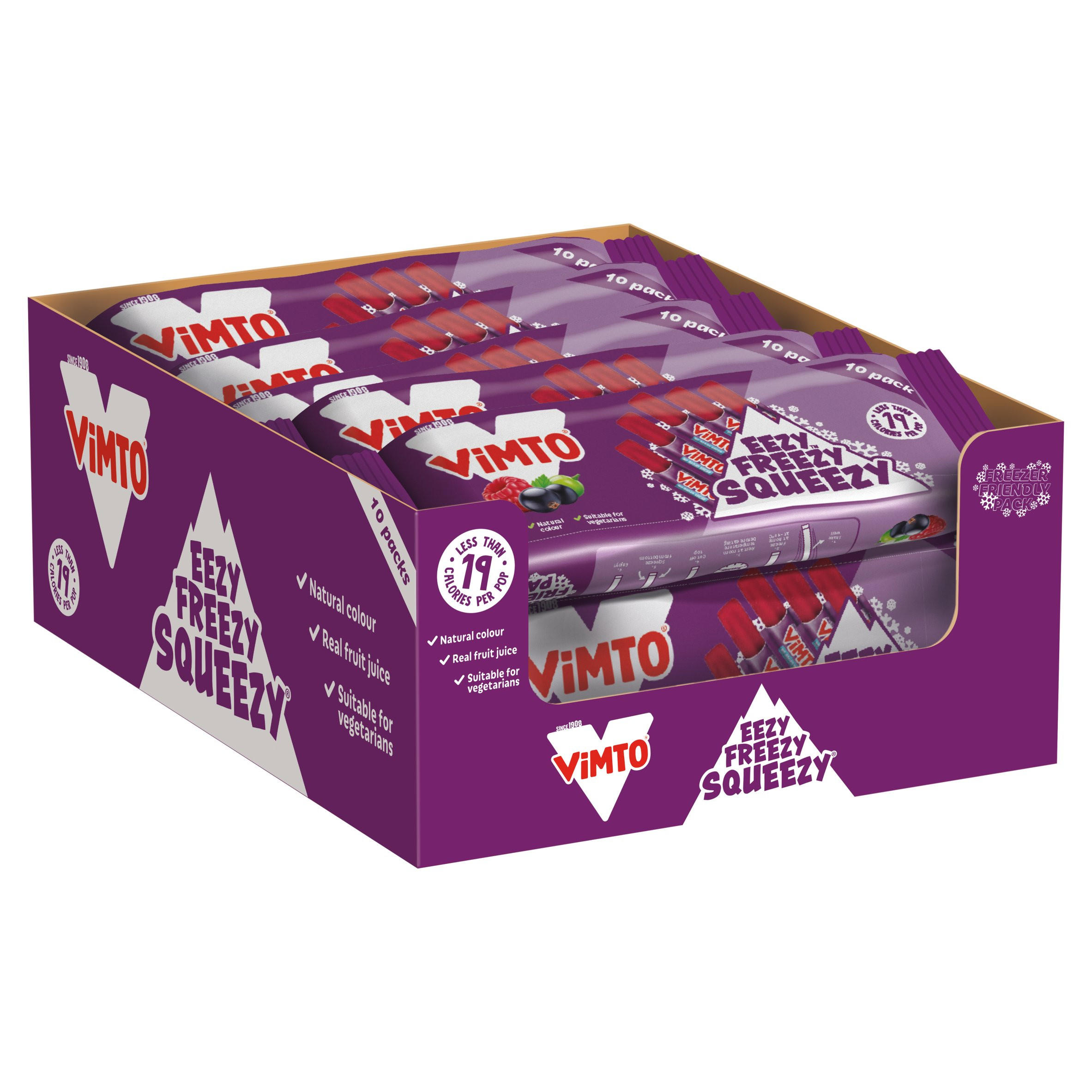 Vimto Eezy Freezy Squeezy 10 x 60ml (600ml)